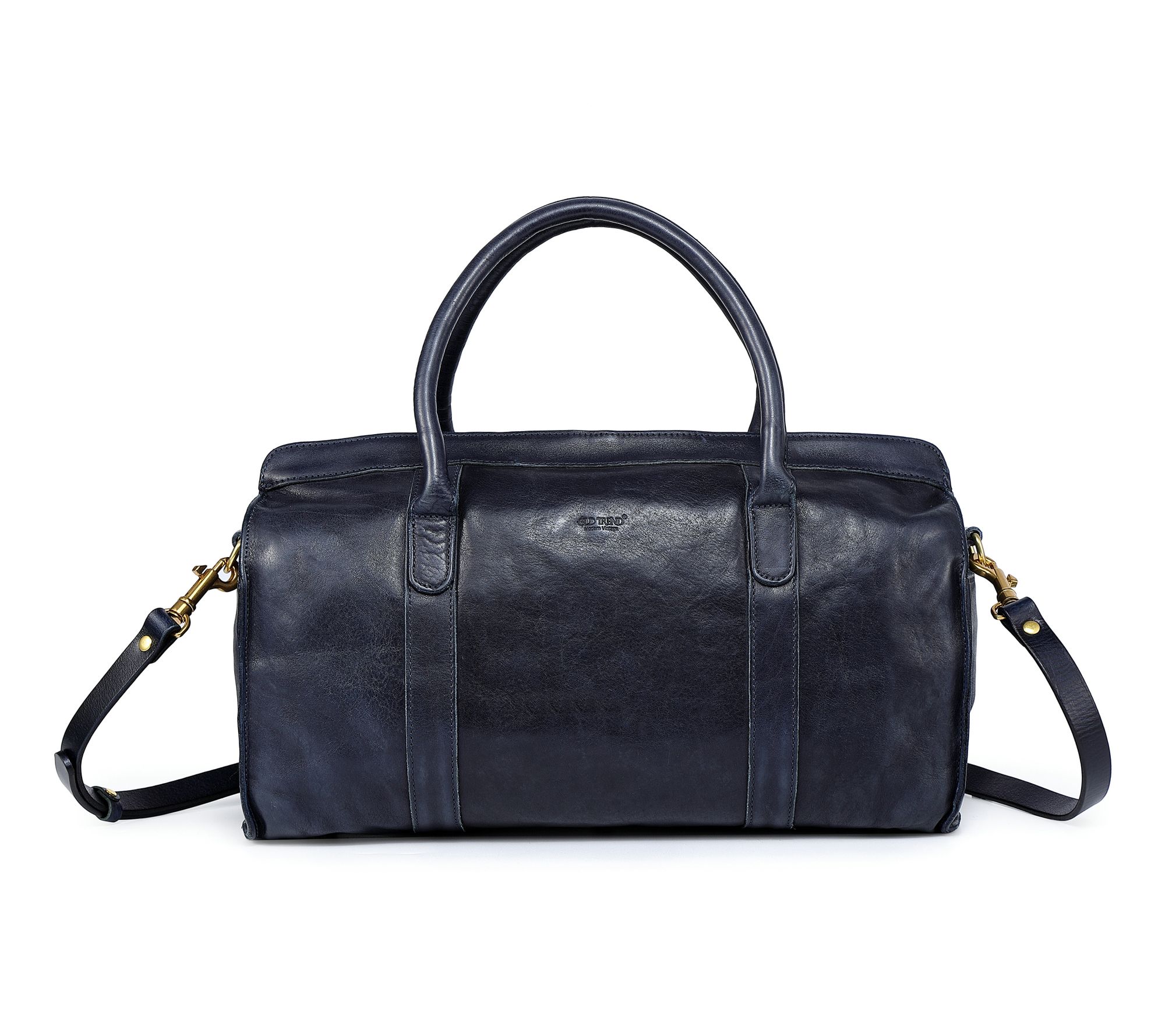 Old Trend Larkspur Leather Satchel with Shoulder Strap