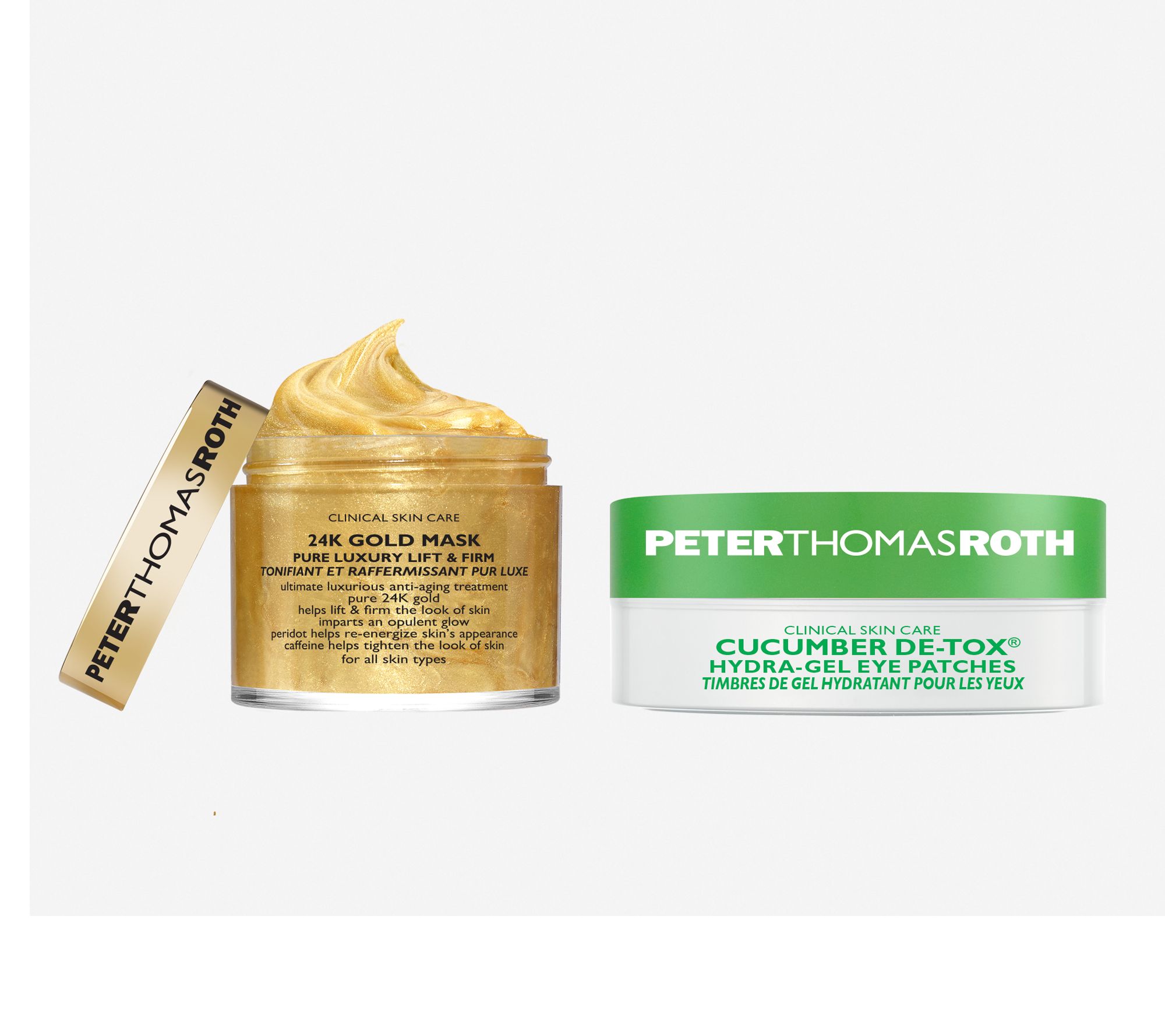 Peter Thomas Roth 24k Gold Mask & Cucumber Eye-Patches Set