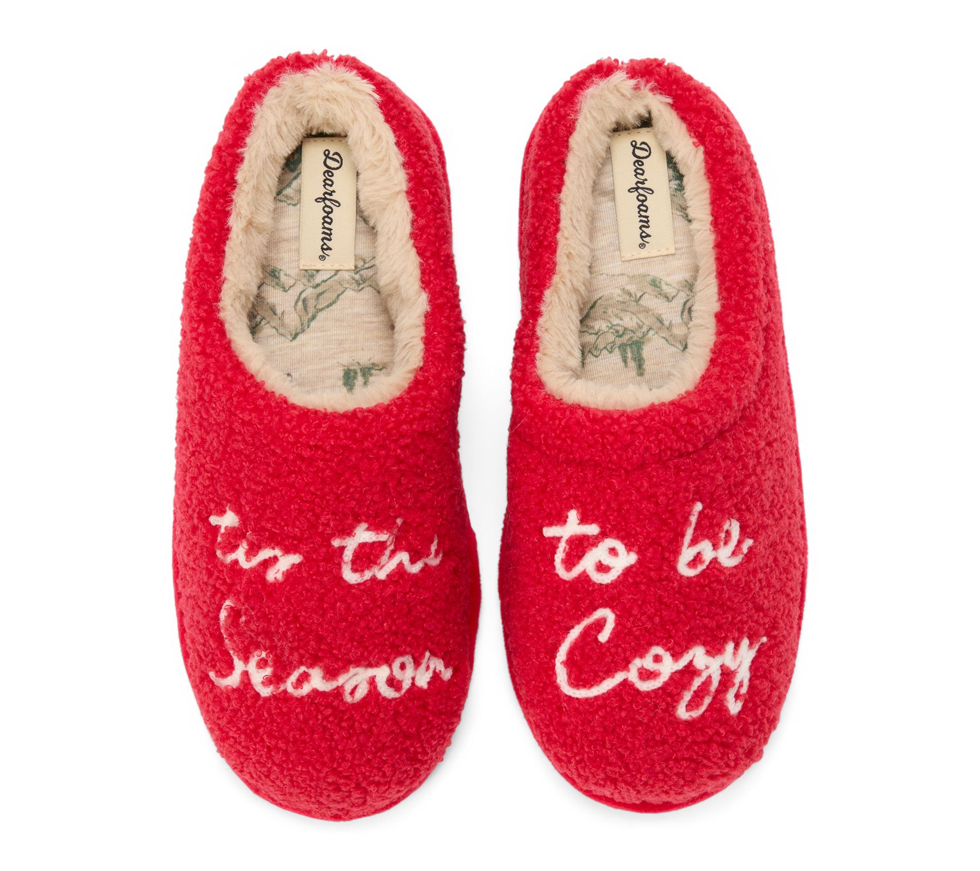  Dearfoams Women's Christmas Holiday ClogSlipper