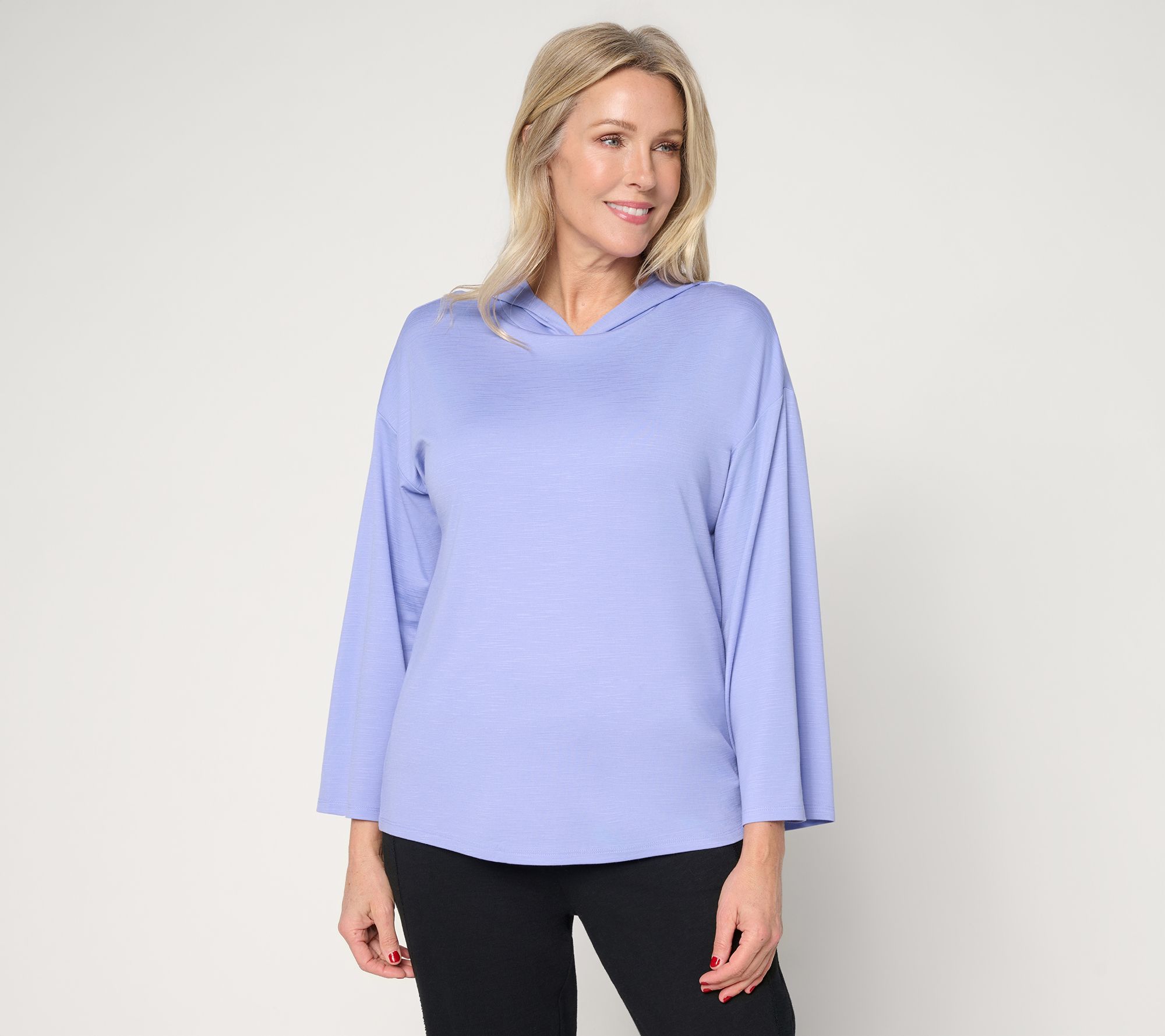 Anybody Smooth Slub Knit Hoodie with Support System