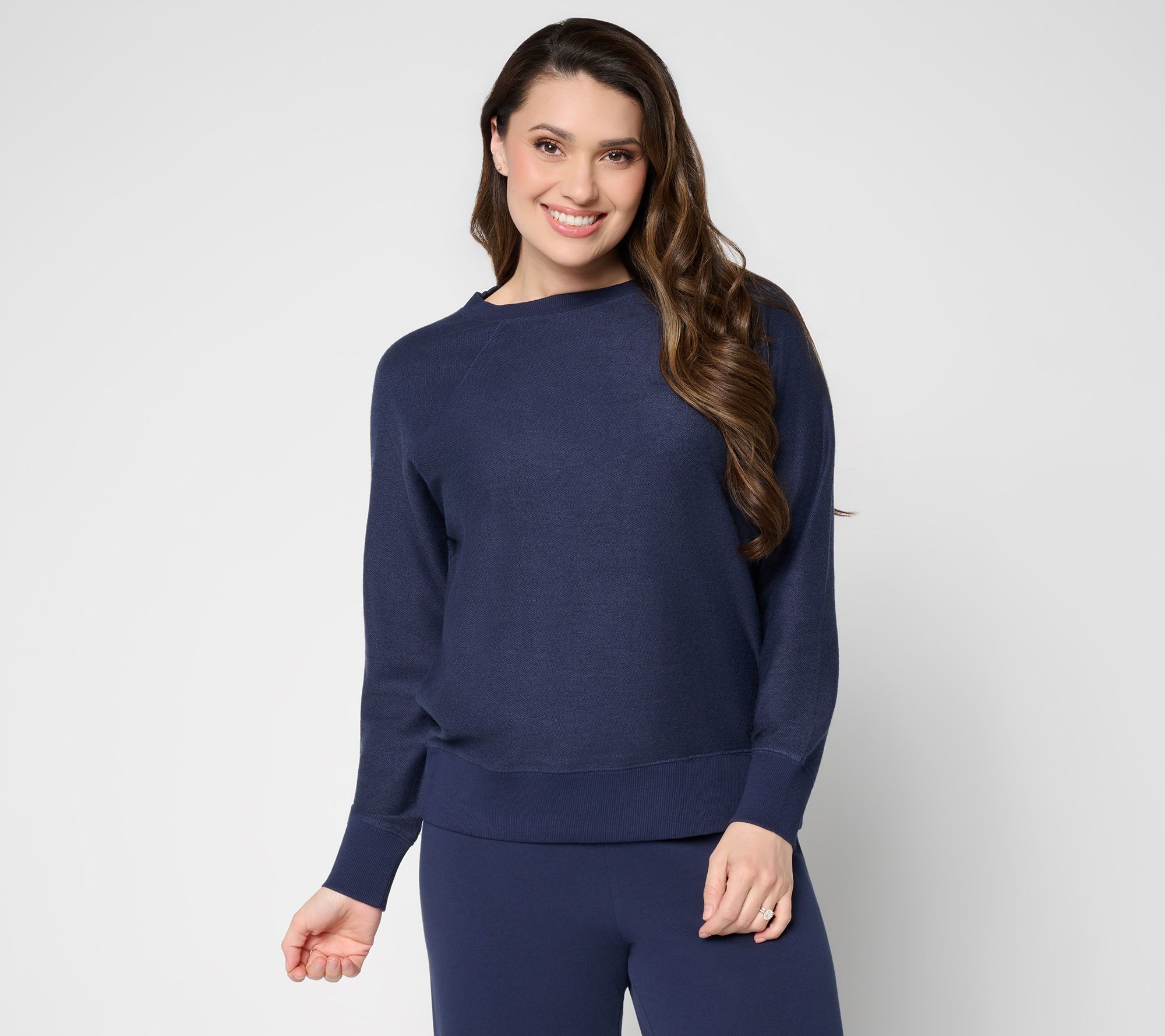 Studio Park x Amy Stran Long Sleeve Reverse French Terry Pullover