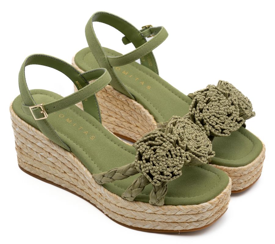 Palomitasby Paloma Barcelo Raffia Espadrilles - Galena