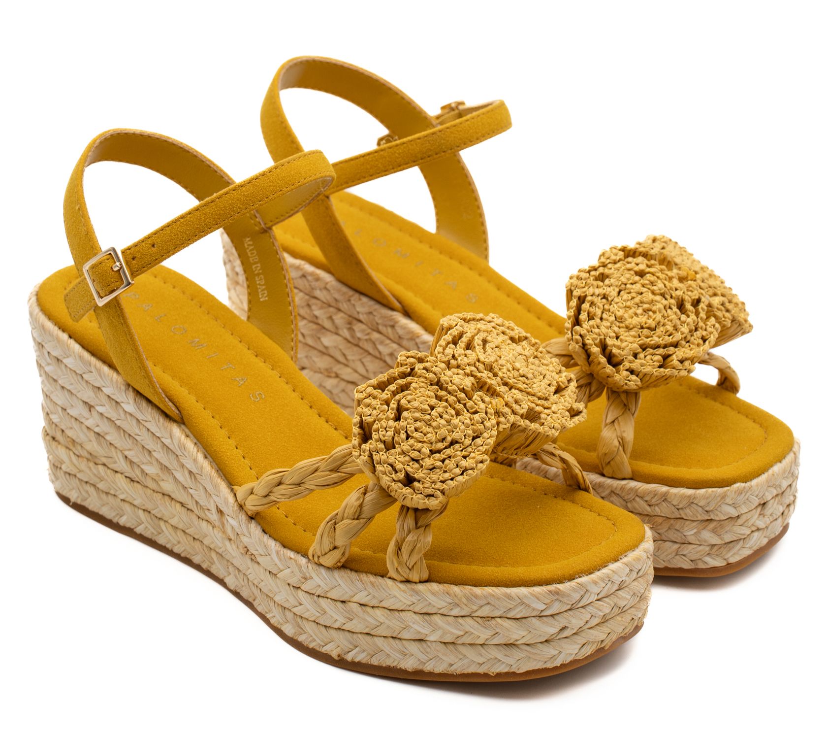 Palomitasby Paloma Barcelo Raffia Espadrilles - Galena