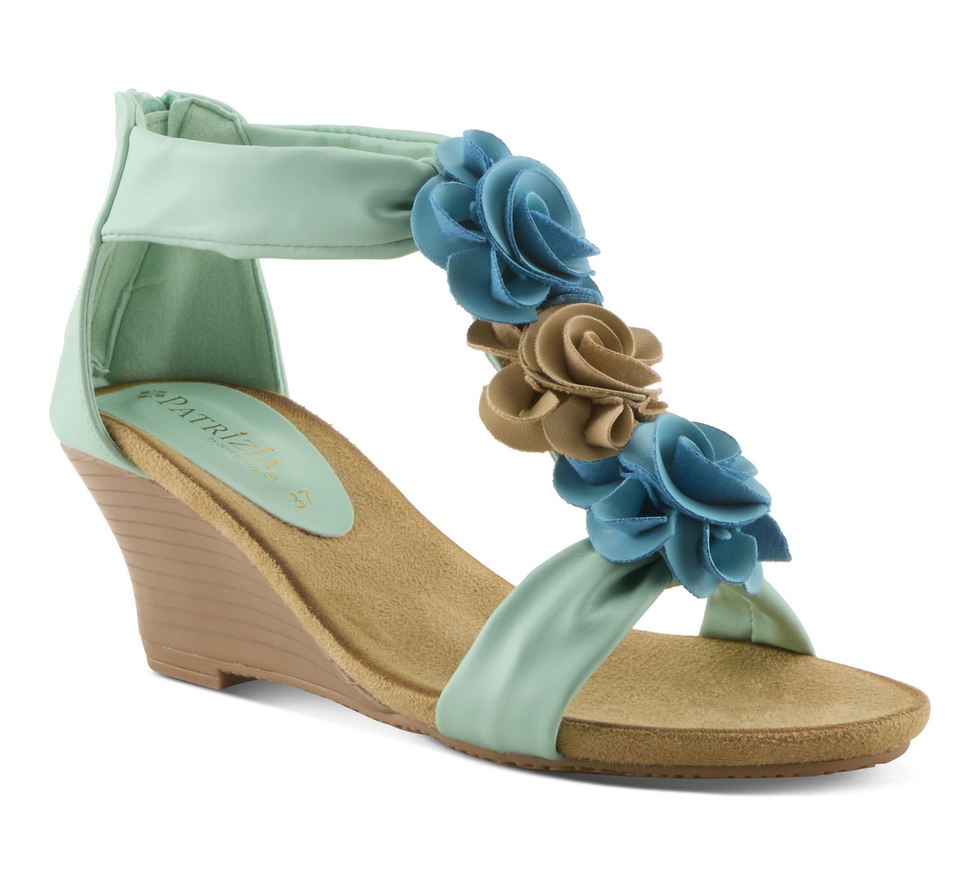 Patrizia by Spring Step Wedge Sandal - Harlequin-Multi