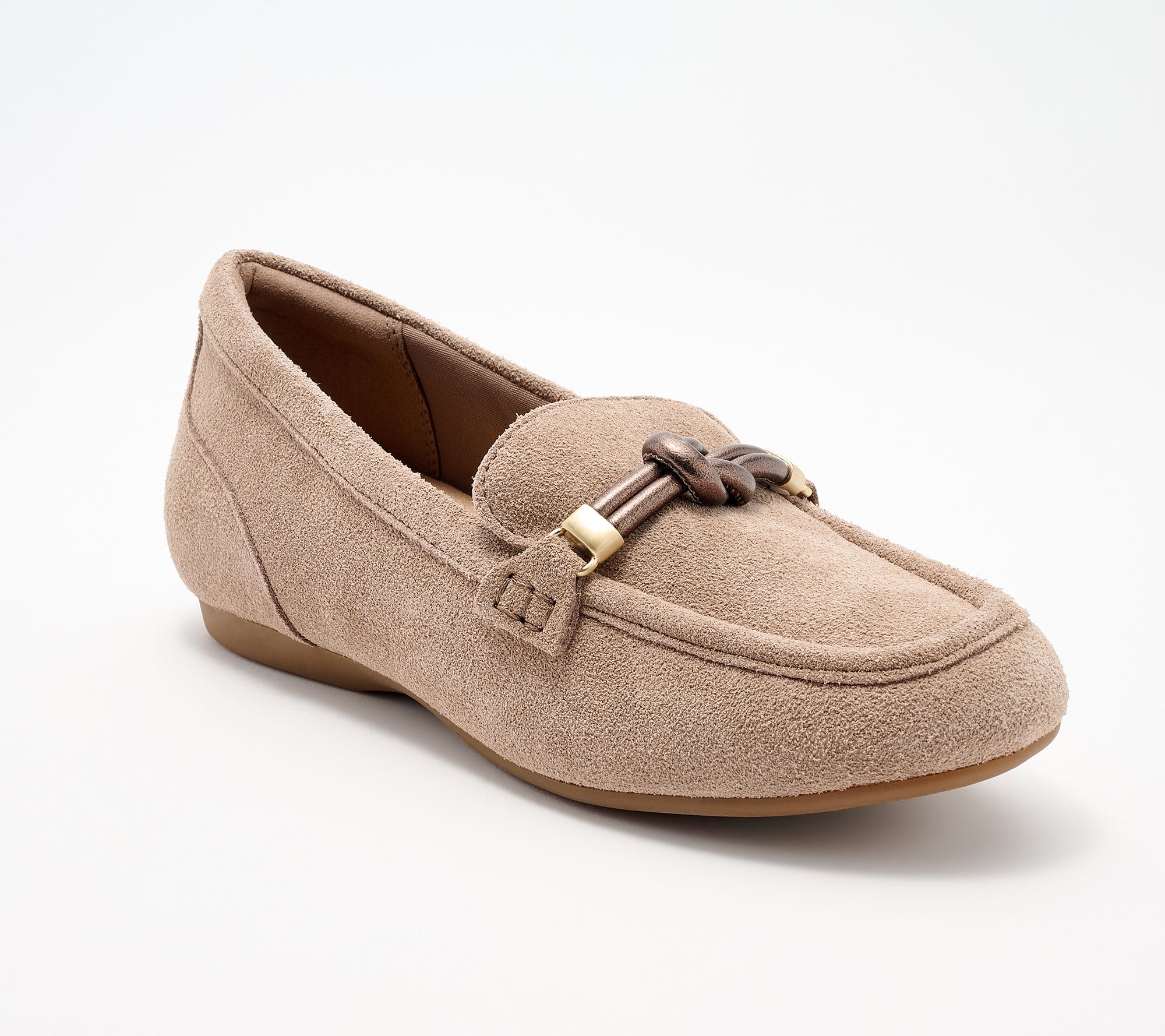 Clarks Collection Leather or Textile Loafers -Cathrynn Jazz