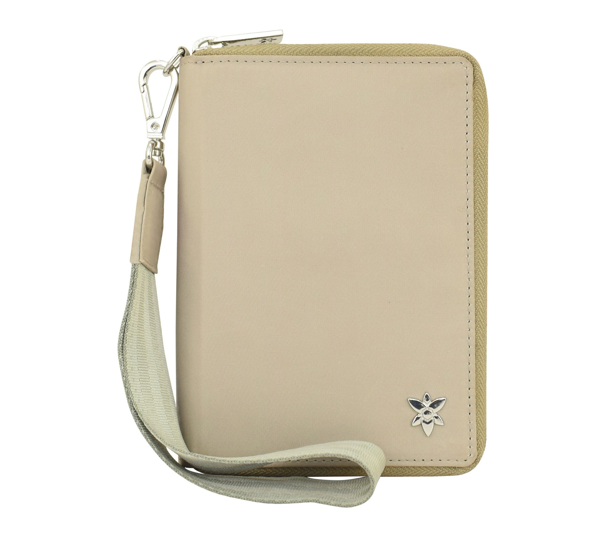 Anuschka Wanderlust Luxe Fabric Passport Organizer Wristlet