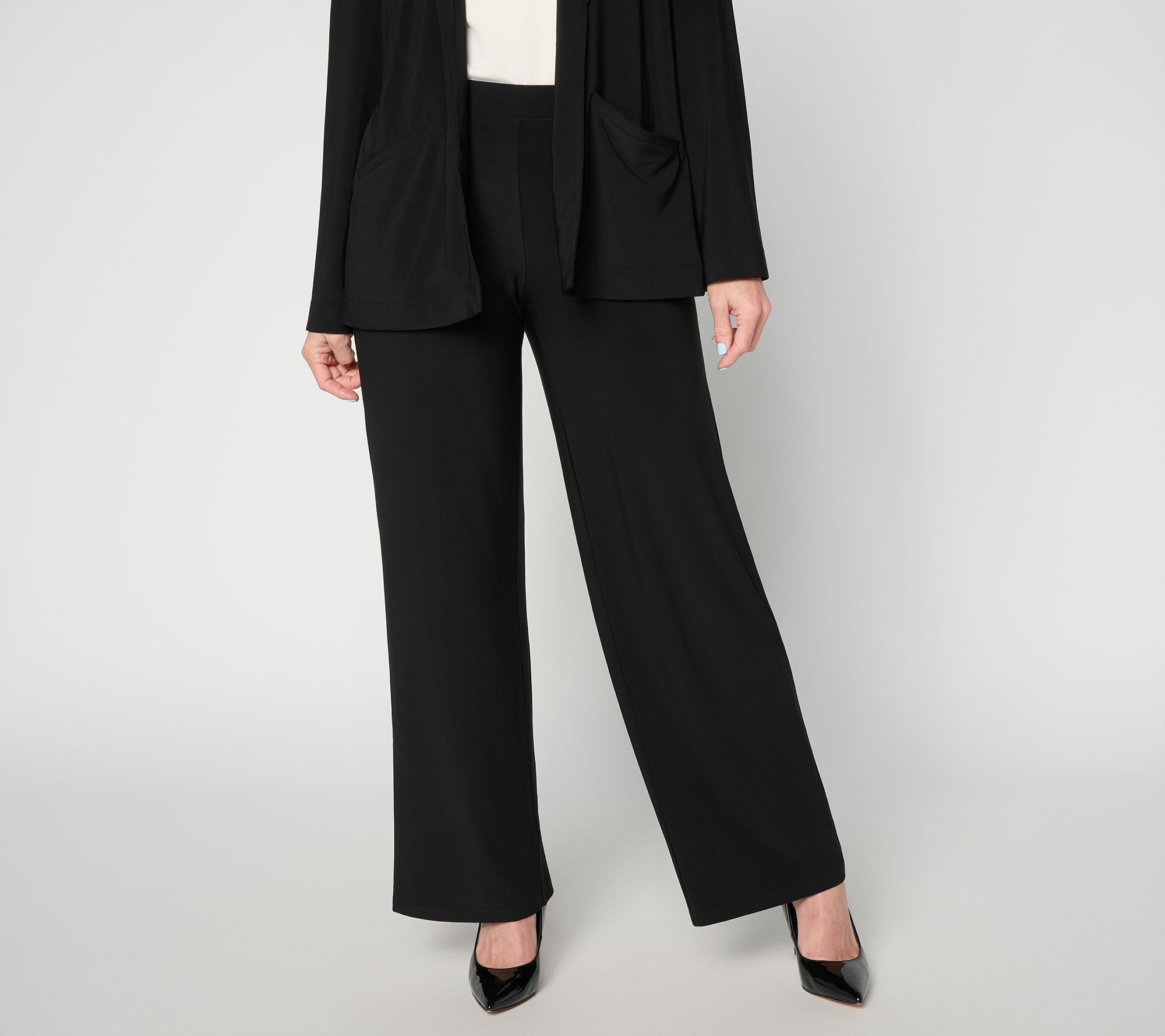 Women with Control Regular La Roma Jersey Wide Leg Icon Pant