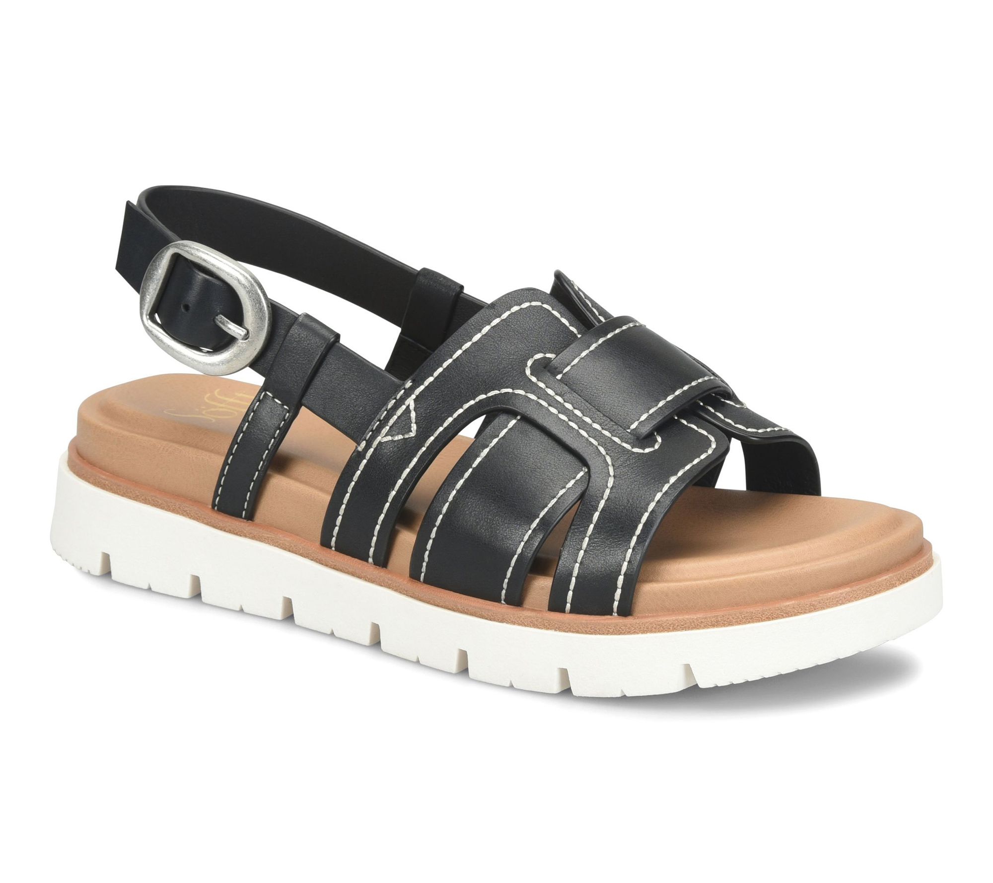 Sofft Sporty Platform Slingback Sandal - Goldie