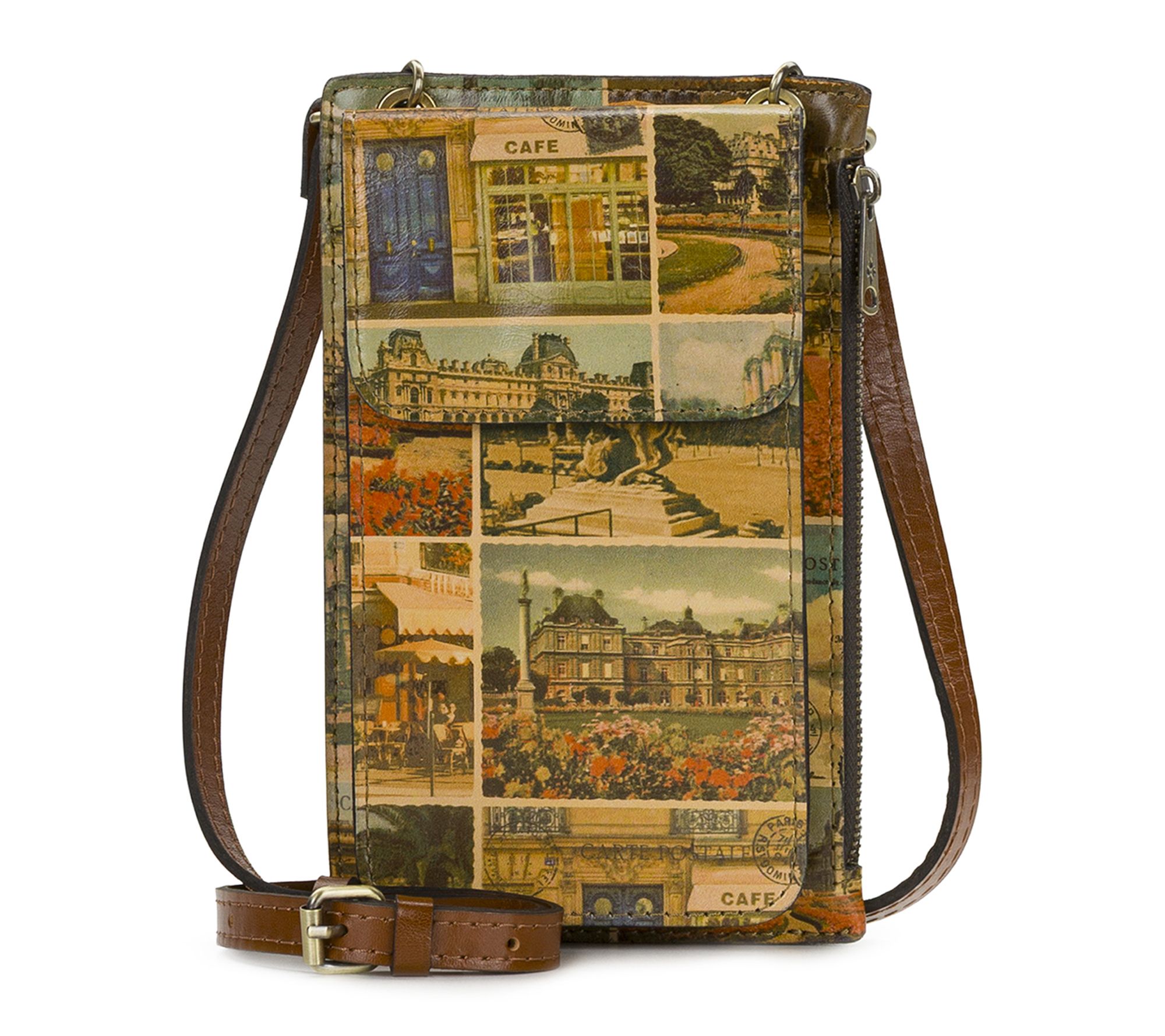 Patricia Nash Chiavella Phone Crossbody - Postcards From Paris