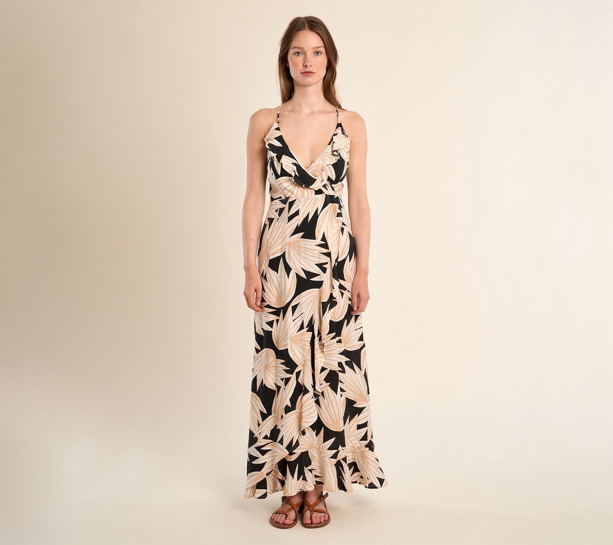Molly Bracken Ava Floral Woven Dress
