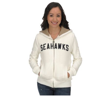 NFL Seattle Seahawks Women's Jacket with Sweater Lined Hood 