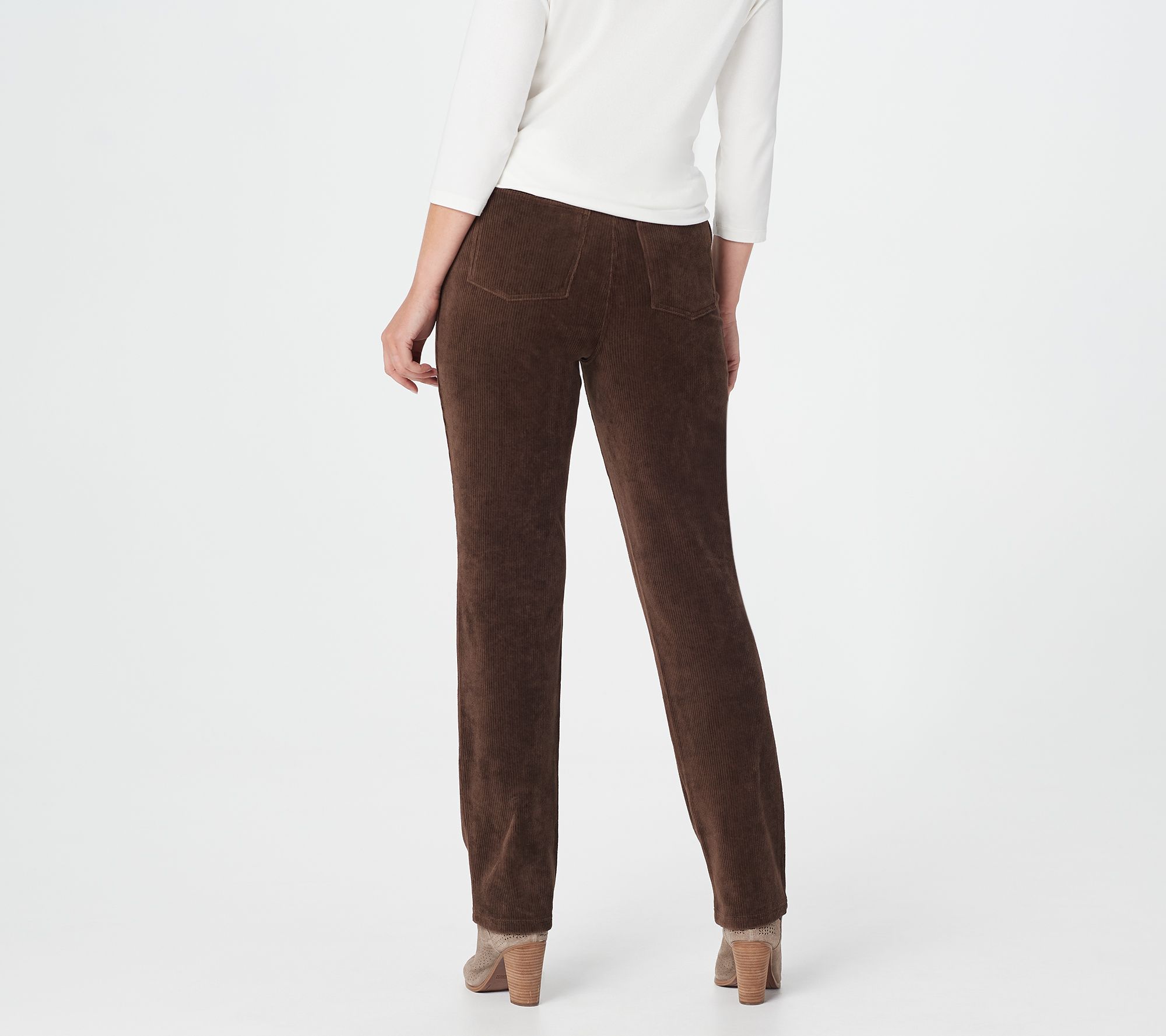 superdown Corduroy Patricia Straight Leg Pant in Green Womens Clothing Trousers Slacks and Chinos Full-length trousers 