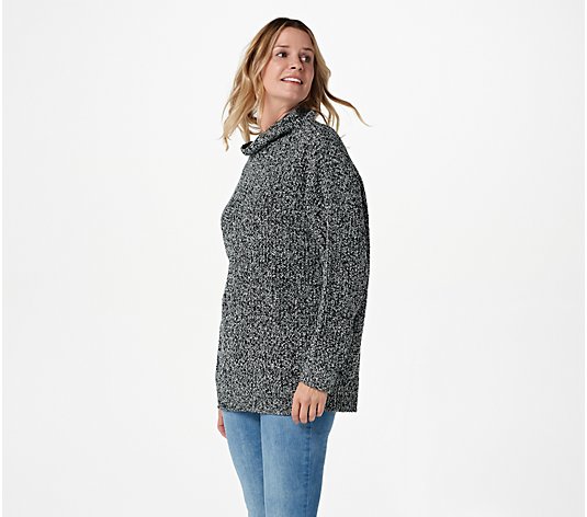 NYDJ Chunky Turtleneck Long-Sleeve Sweater