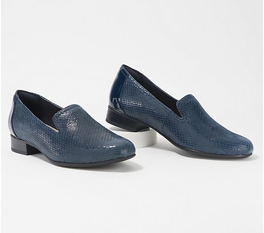"As Is" Clarks Collection Leather Loafers - Juliet Hanley