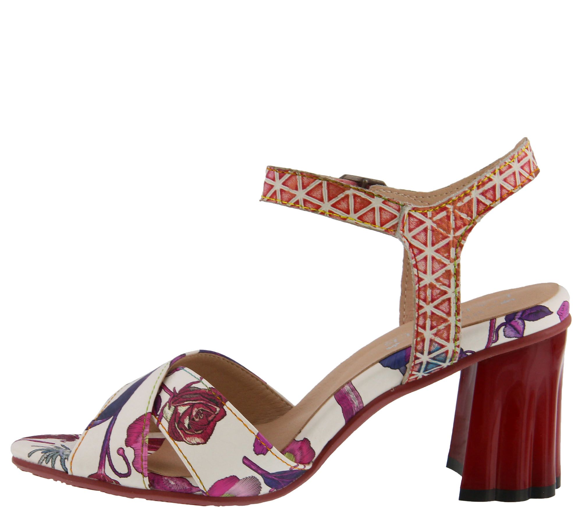 L'Artiste by Spring Step Ankle Strap Sandals -Galexia - QVC.com