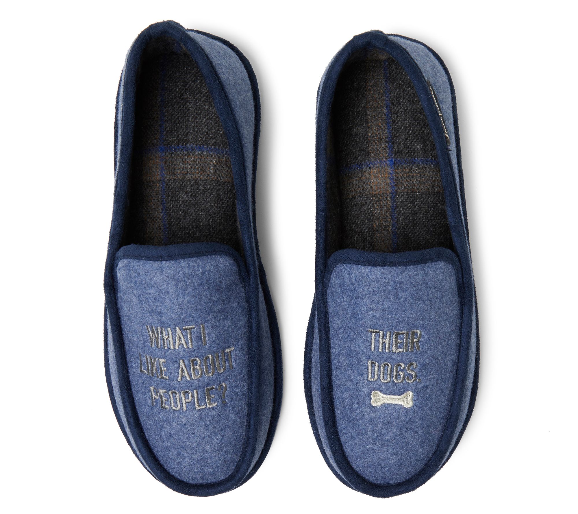 mens dearfoam moccasin slippers