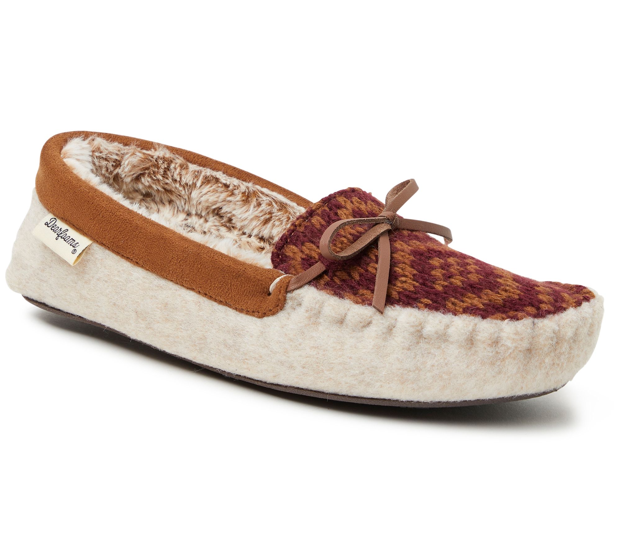 women's dearfoam moccasin slippers