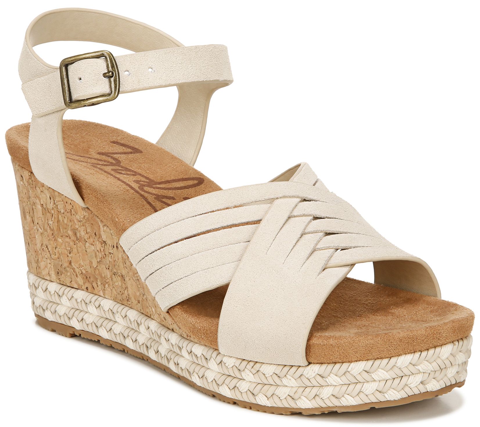 Zodiac Platform Slingback Wedges - Paola - QVC.com