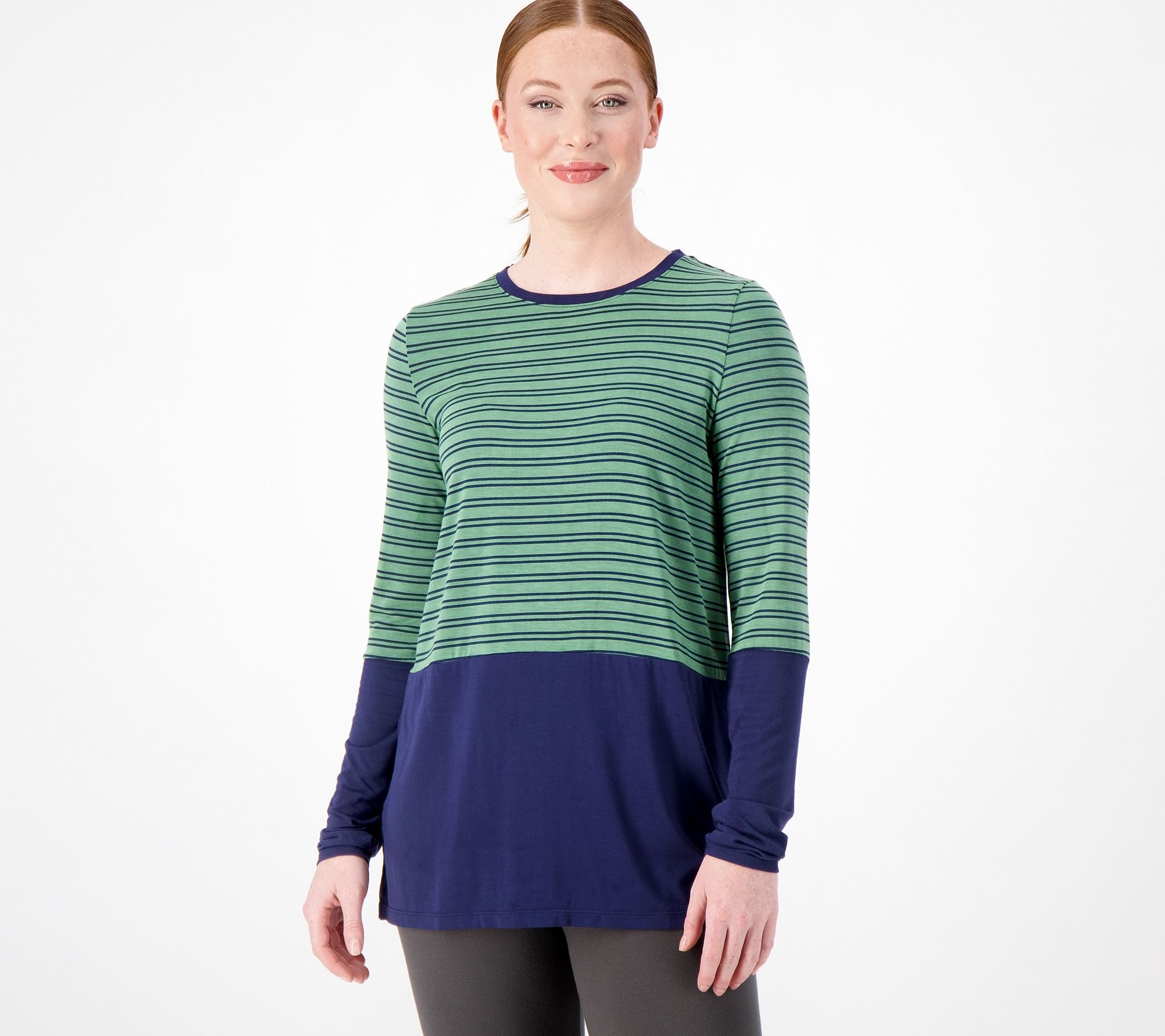 Cuddl Duds Softwear with Stretch Long Sleeve Top