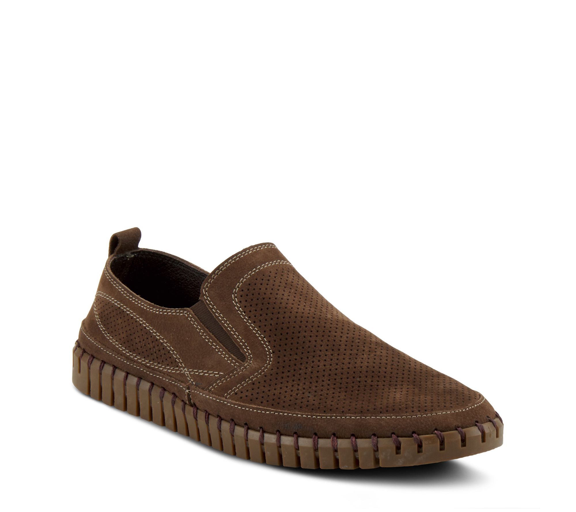 Spring Step Men's Leather Slip-Ons - Mateo