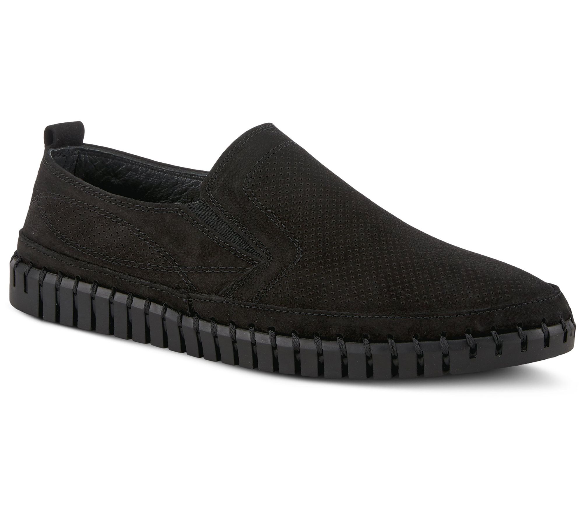 Spring Step Men's Leather Slip-Ons - Mateo