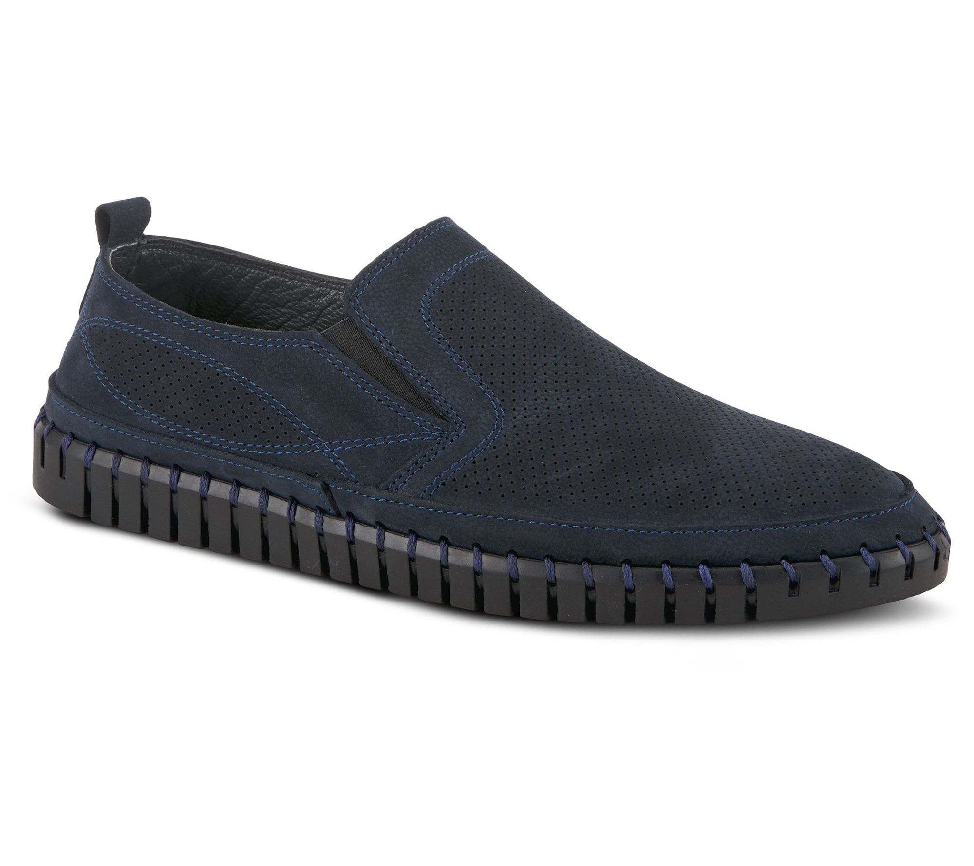 Spring Step Men's Leather Slip-Ons - Mateo