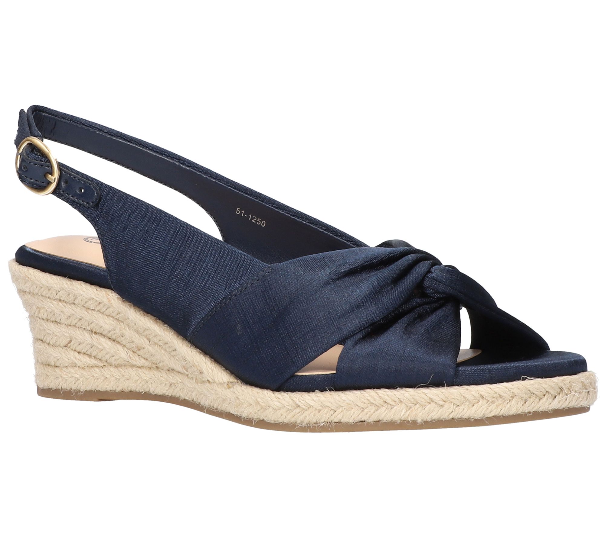 Bella Vita Espadrille Wedge Sandals - Kimora - QVC.com