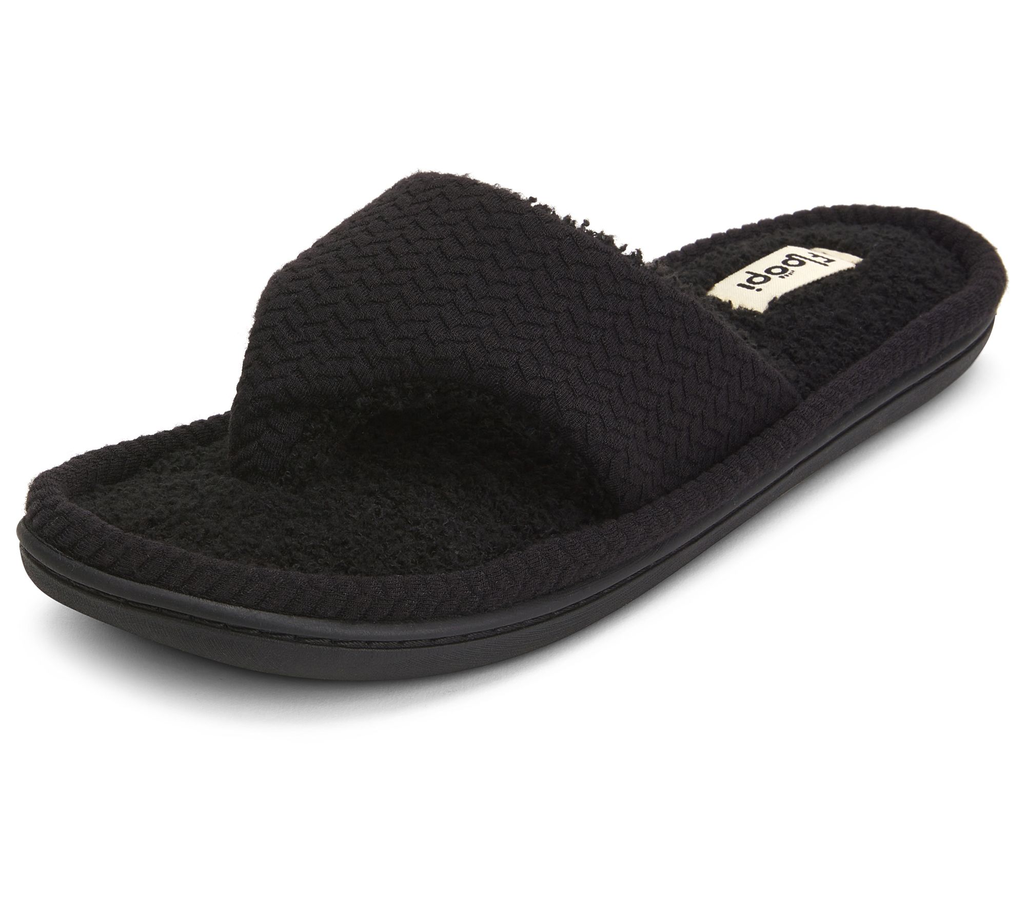Wees tevreden aflevering plastic Floopi Women's Rachel French Terry Thong Slippers - QVC.com