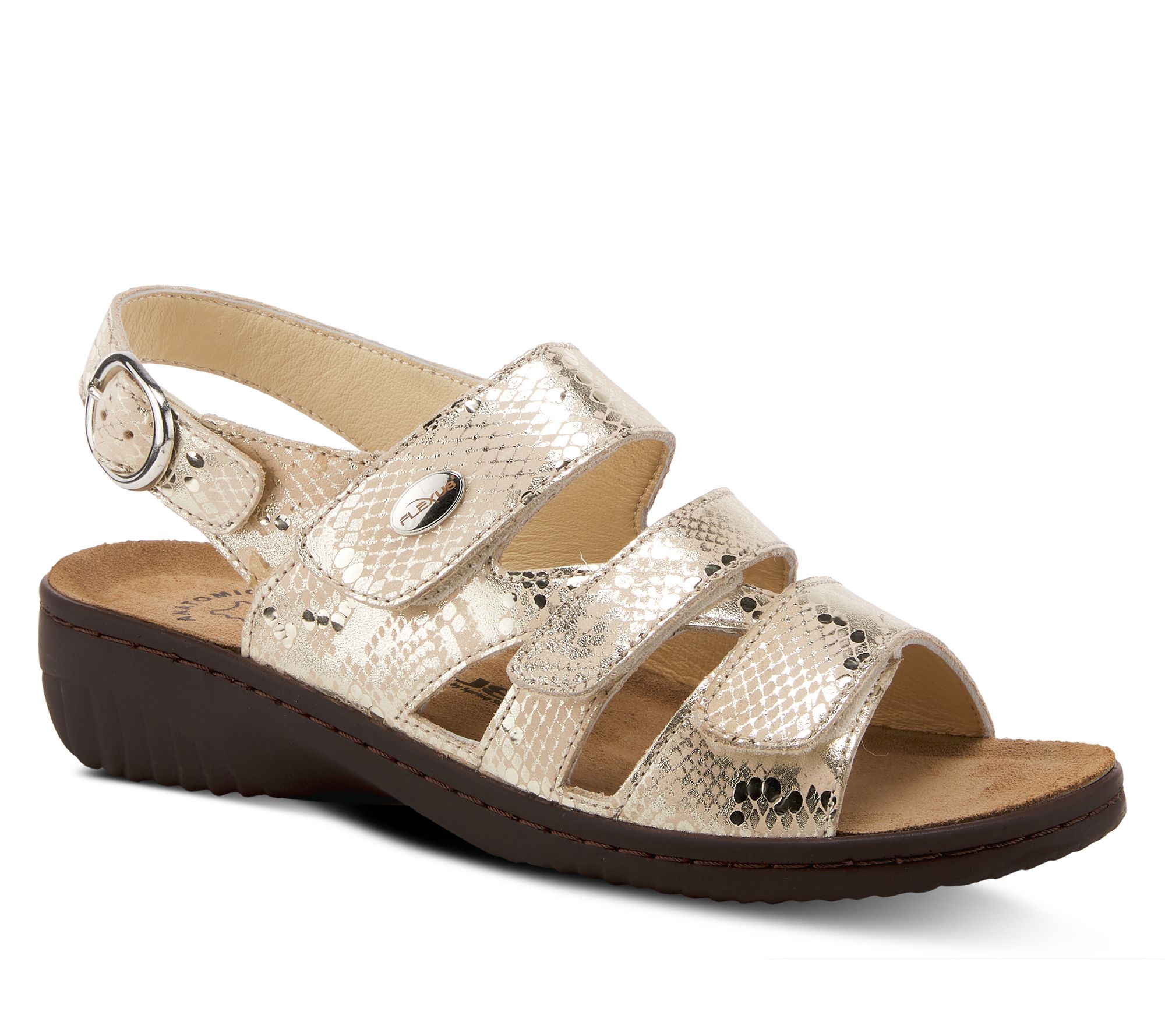 Flexus by Spring Step Leather Sandals - Acamar