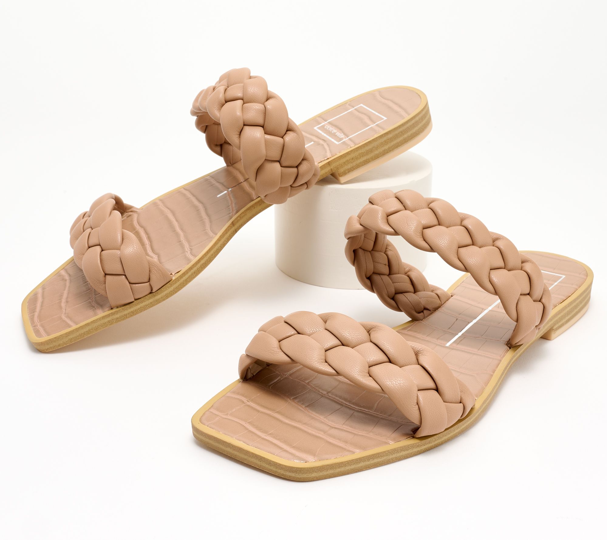 "As Is" Dolce Vita Double Braided Strap Sandals - Indy