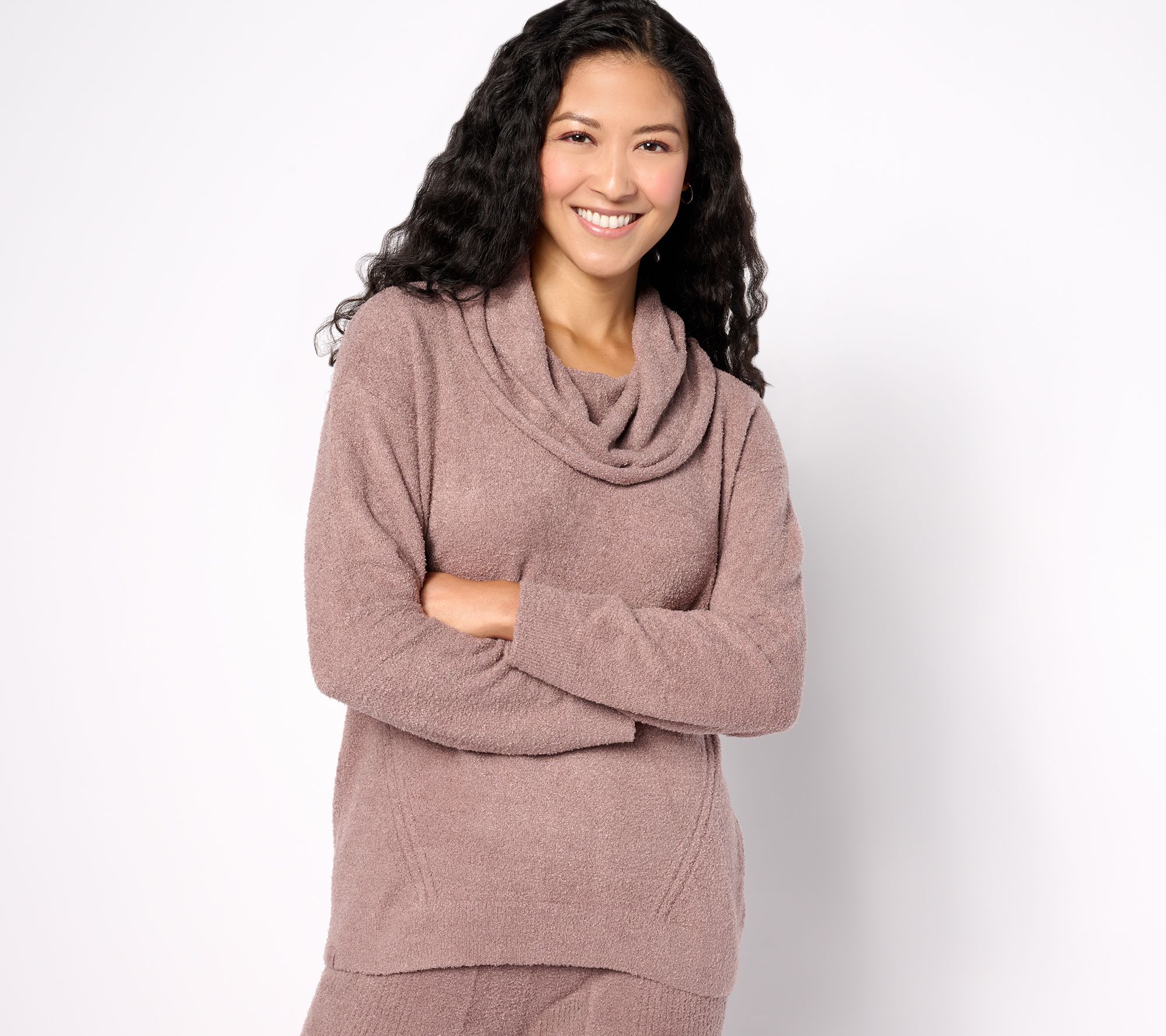 Barefoot Dreams CozyChic Lite Cowlneck Pullover
