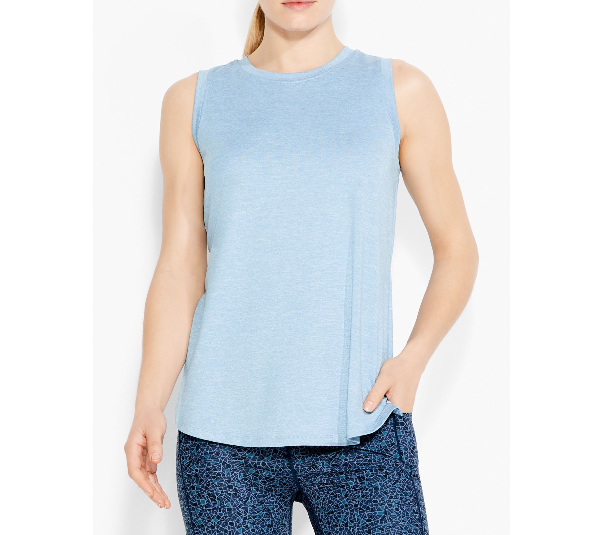 NIC+ZOE Missy FlowFit Pleat-Back Tank