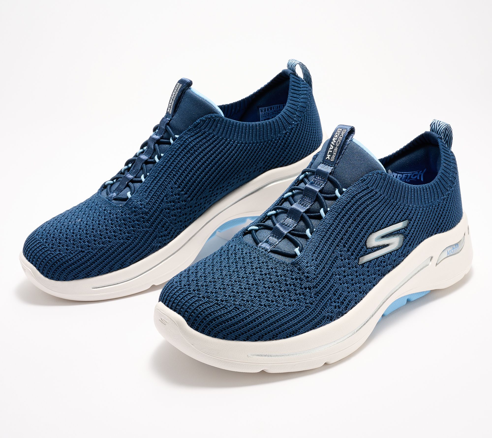 "As Is" Skechers GOwalk Arch Fit Vegan Washable Bungee Sneakers