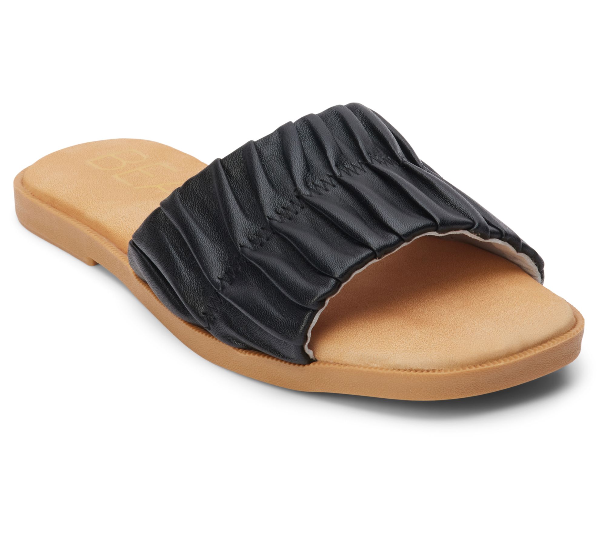 Beach by Matisse Wrinkle Detail Leather SandalViva