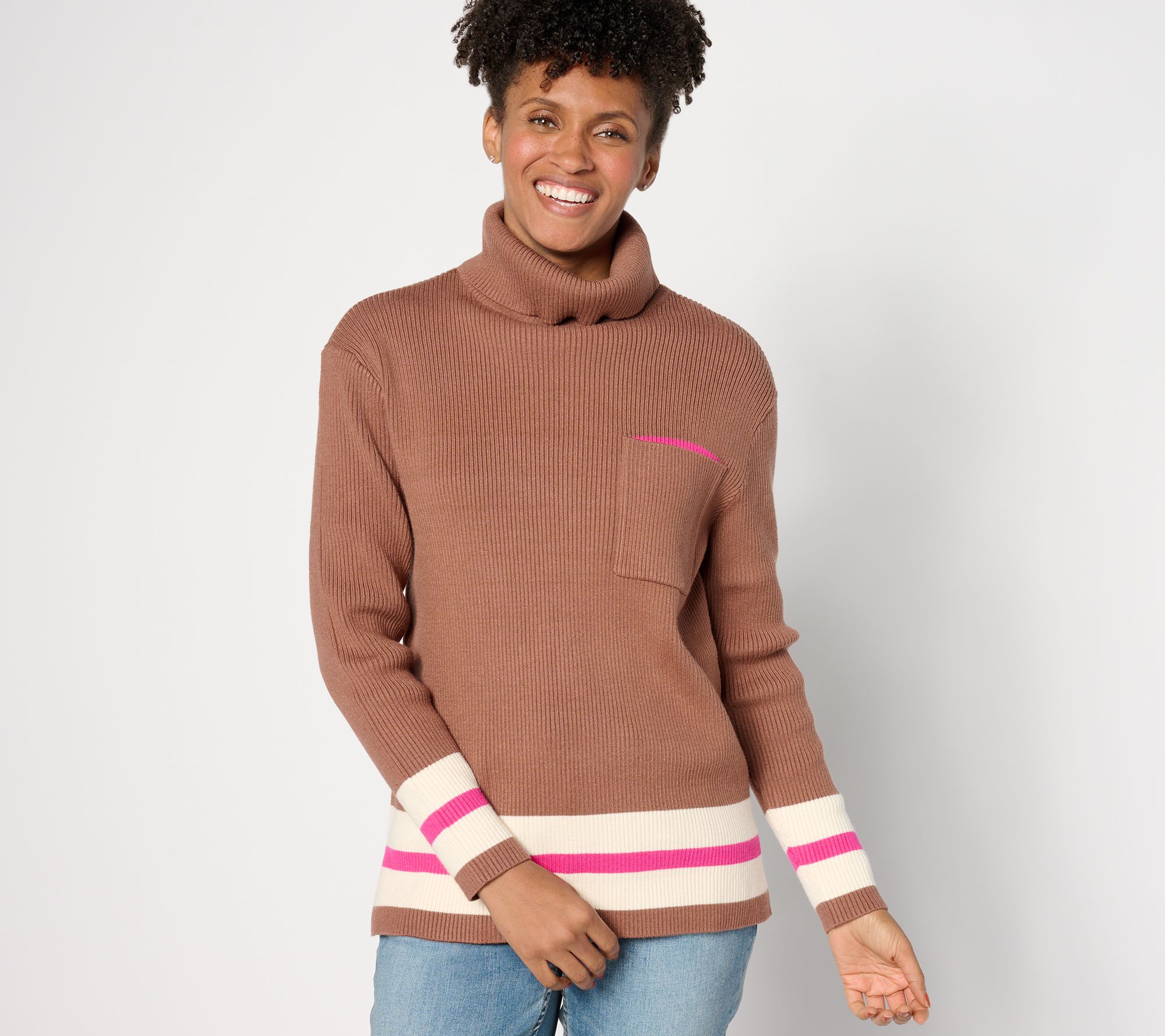 "As Is" Studio Park x Kerstin Lindquist Colorblocked Sweater