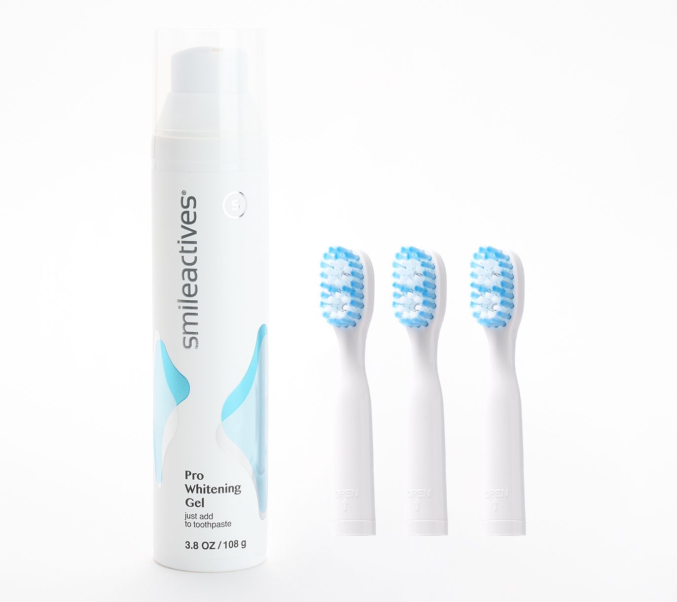  Smileactives Pro Whitening Gel + Replacement Heads