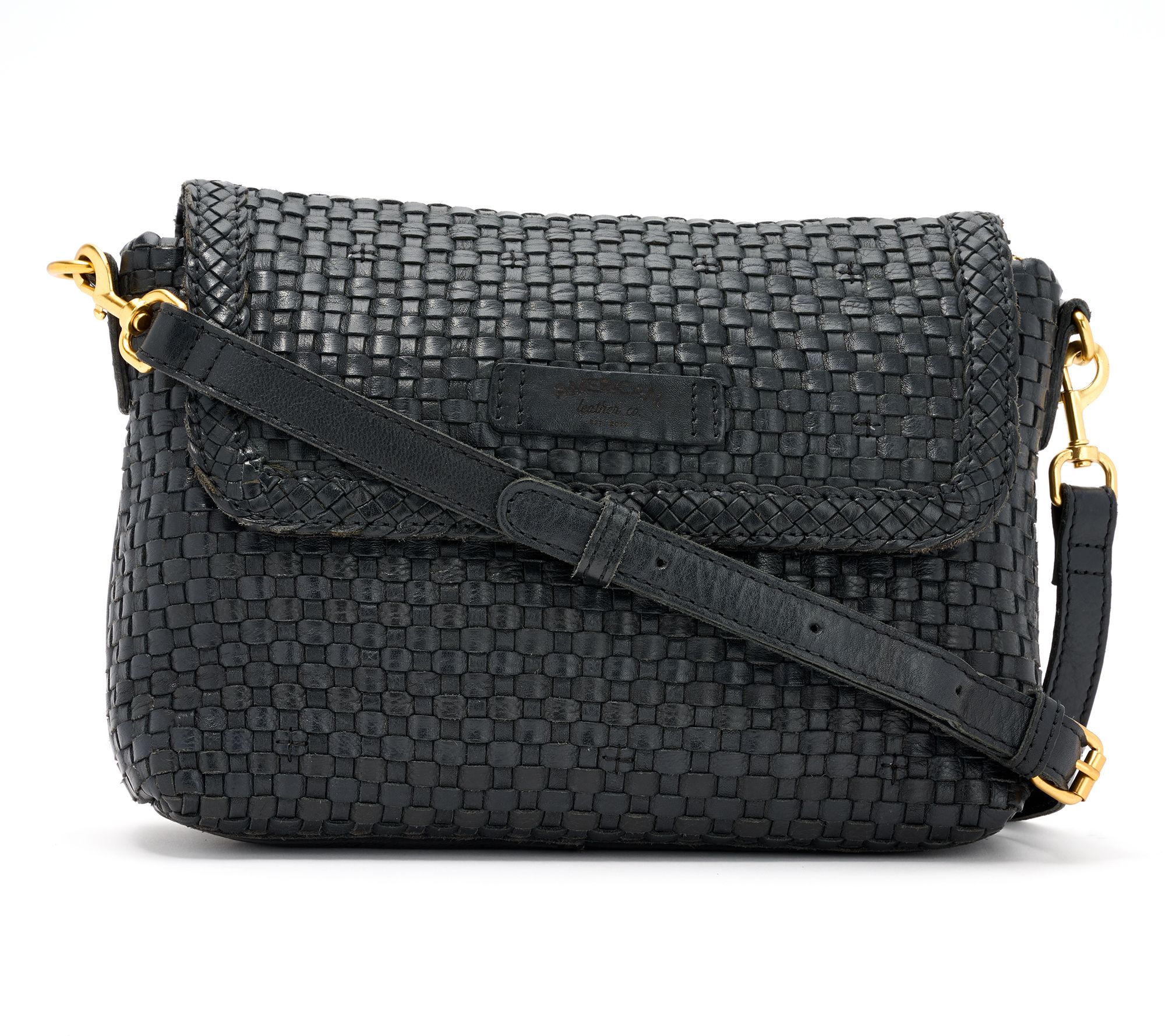 American Leather Co. Heritage Leather Summers Woven Crossbody