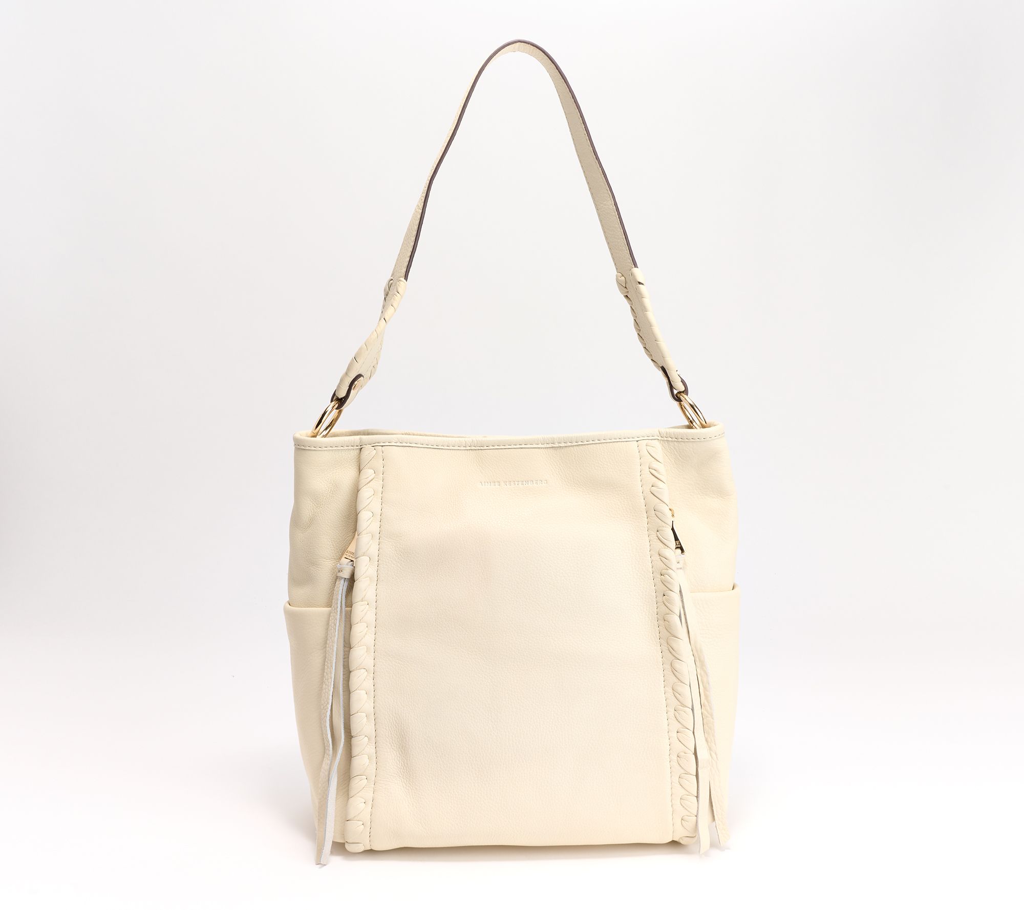 "As Is" Aimee Kestenberg Leather Bucket Shoulder Bag - Artisan