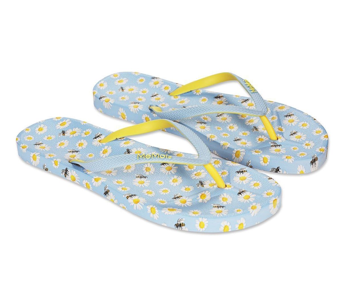 MeMoi Women's Flip Flops & Mesh Bag Set