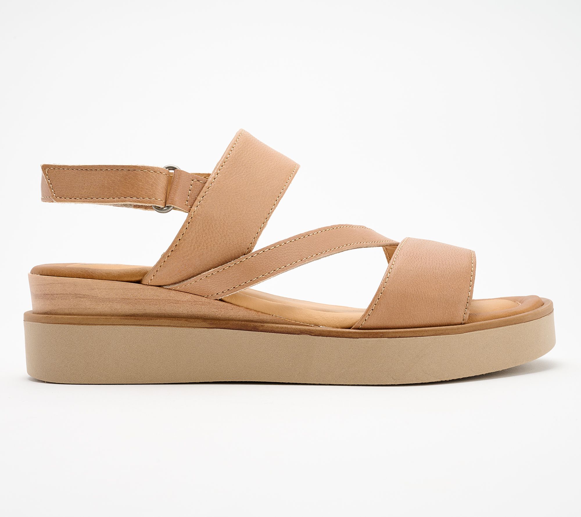 Miz Mooz Leather Adjustable Sandals - Shorey - QVC.com