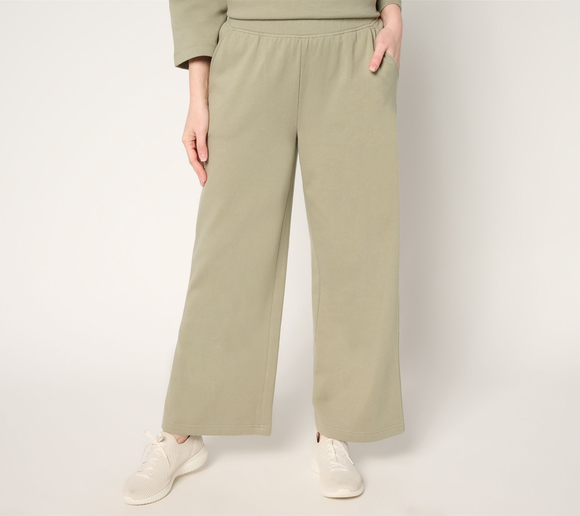 Martha Stewart Signature Regular French Terry Ankle Pants