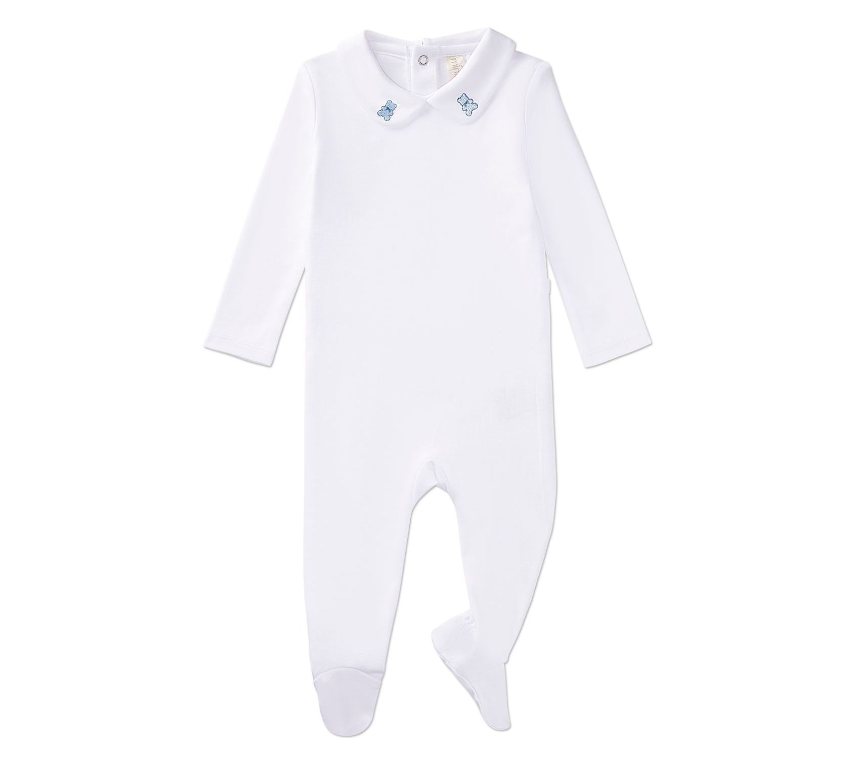 MiniMoi Cotton Peter Pan Collar Footie