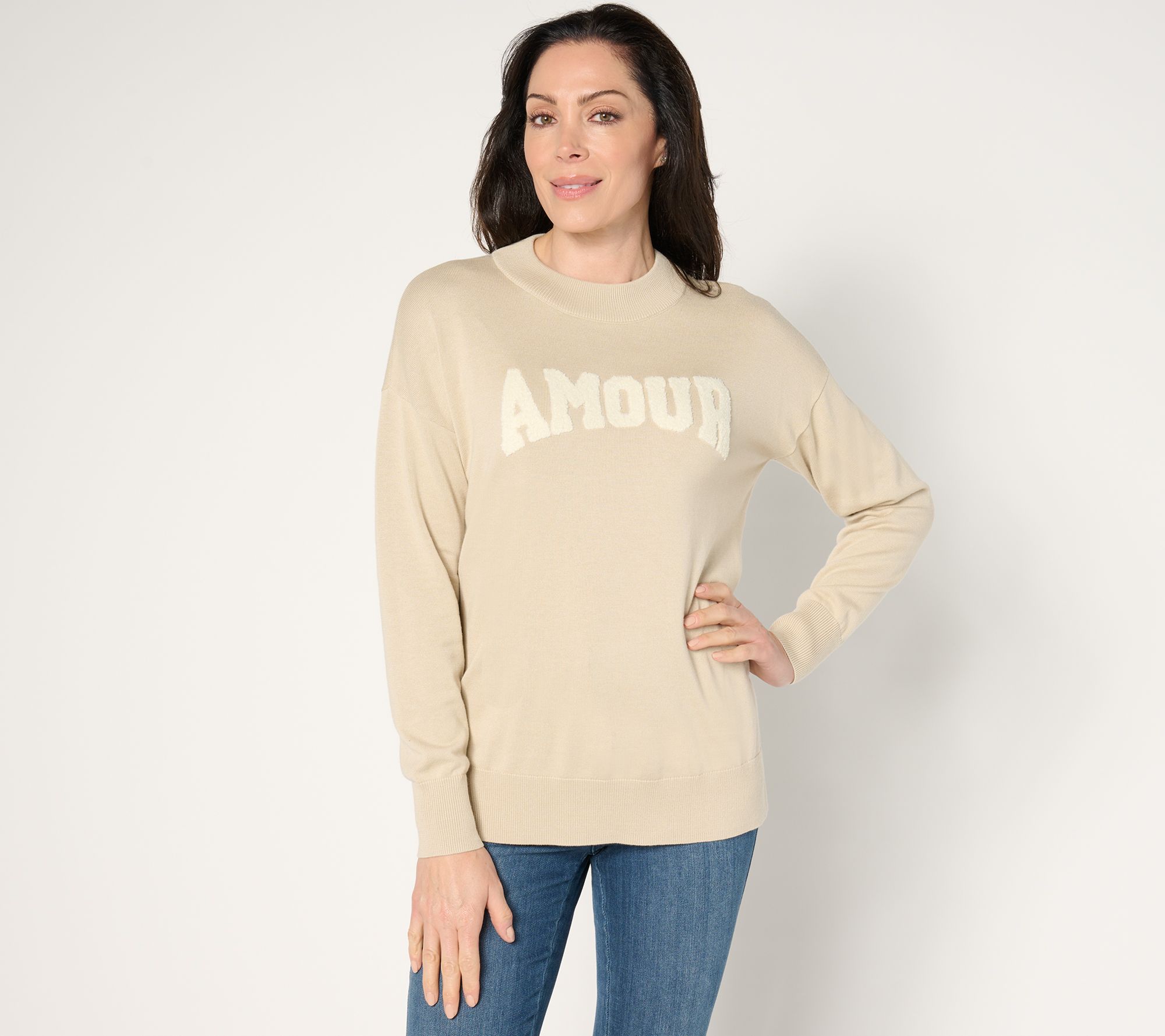 "As Is" Belle by Kim Gravel Language of Love Amour Sweater