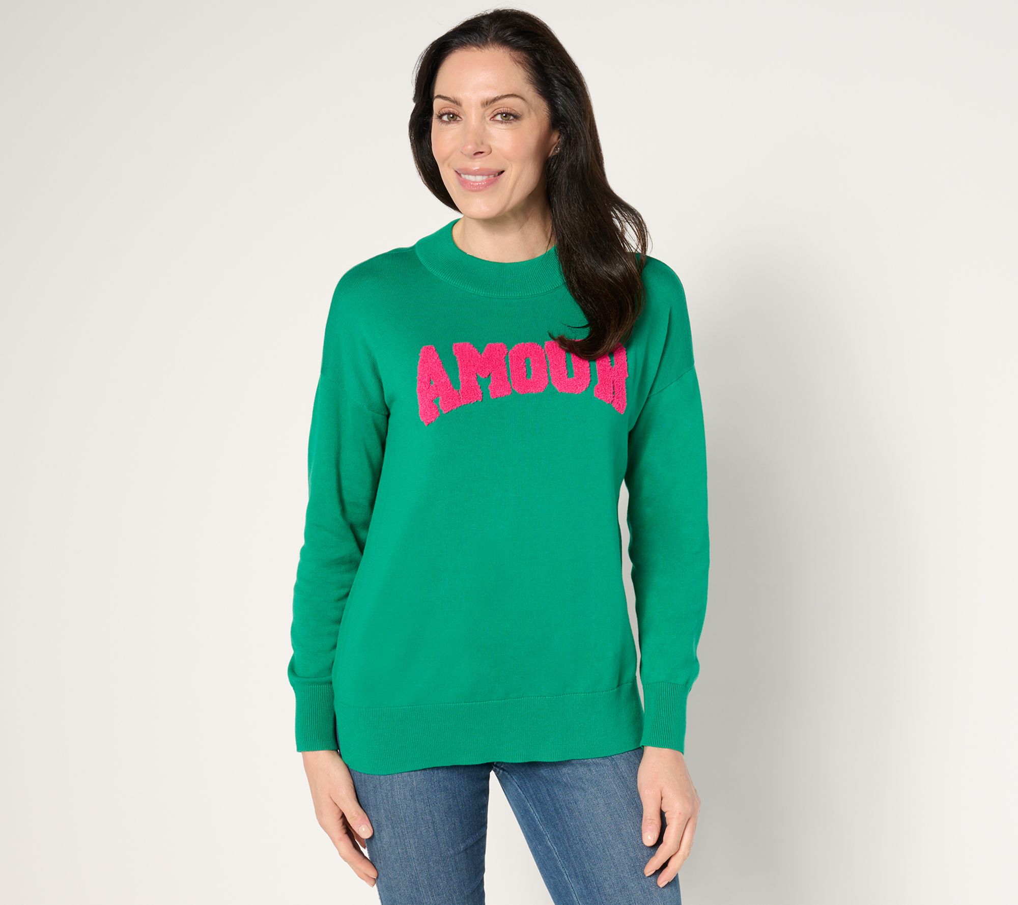 "As Is" Belle by Kim Gravel Language of Love Amour Sweater