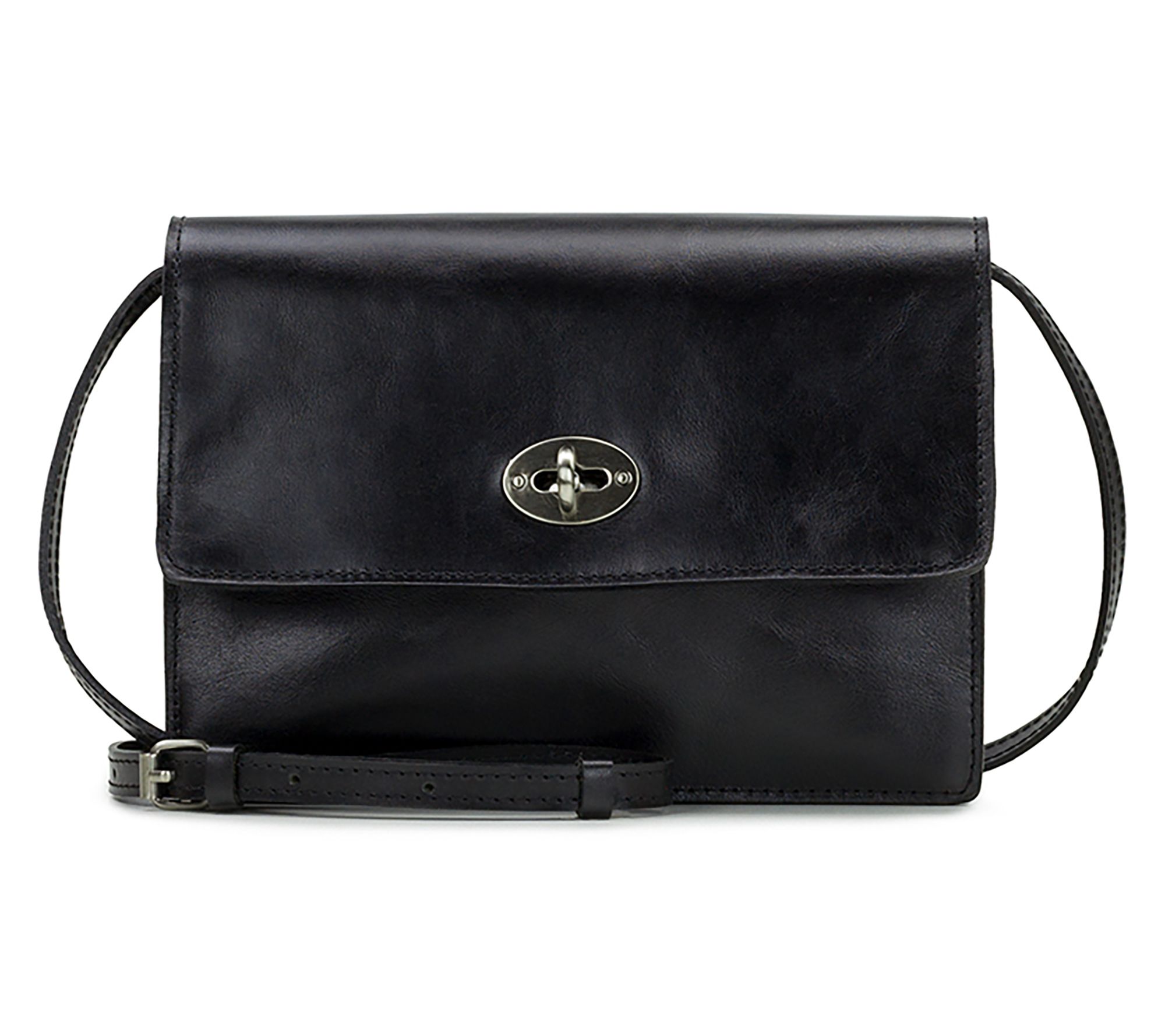 Patricia Nash Livana Vintage Distressed LeatherCrossbody Bag