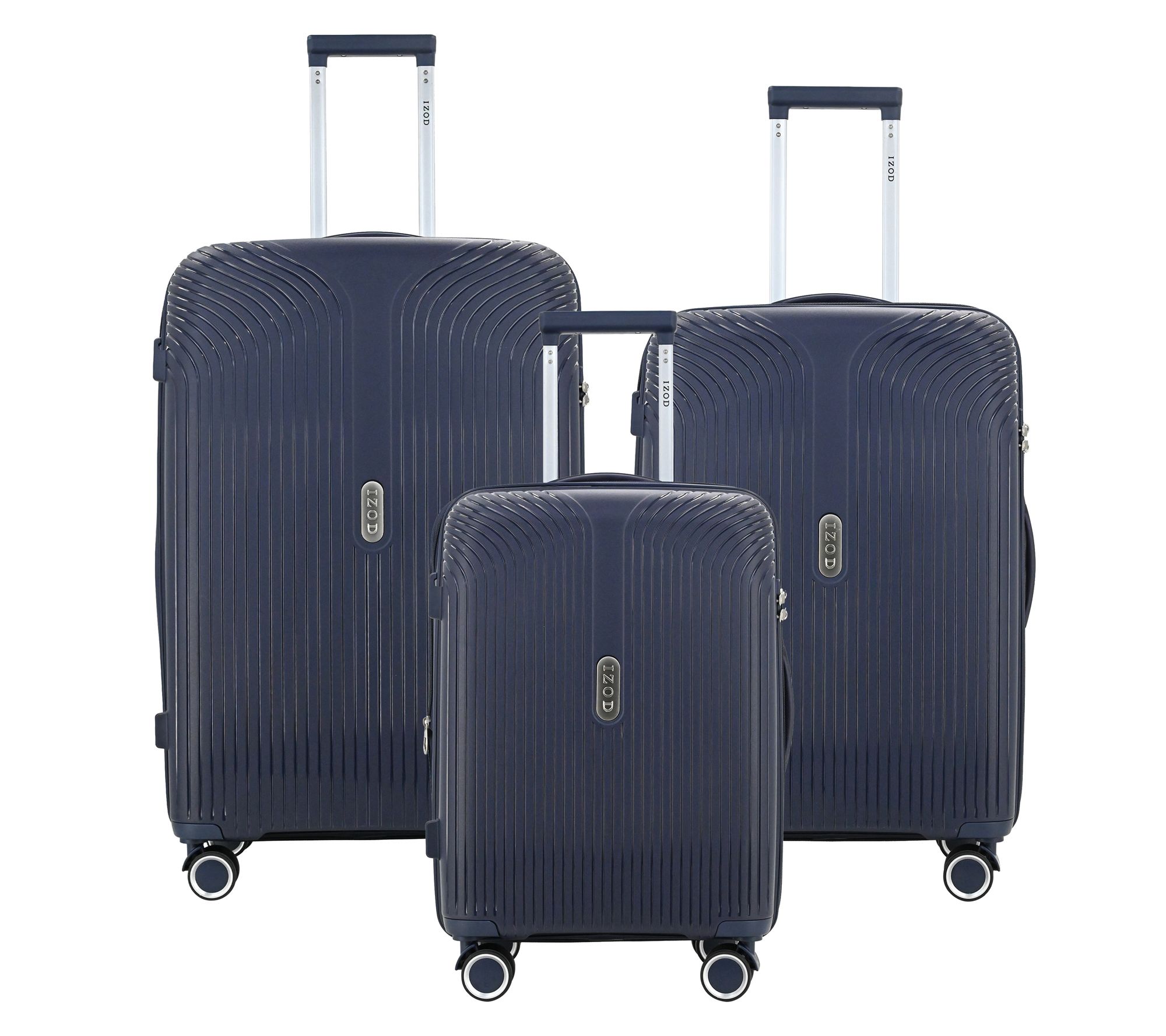 IZOD Sabina Lightweight Polycarbonate 3-Piece Luggage Set