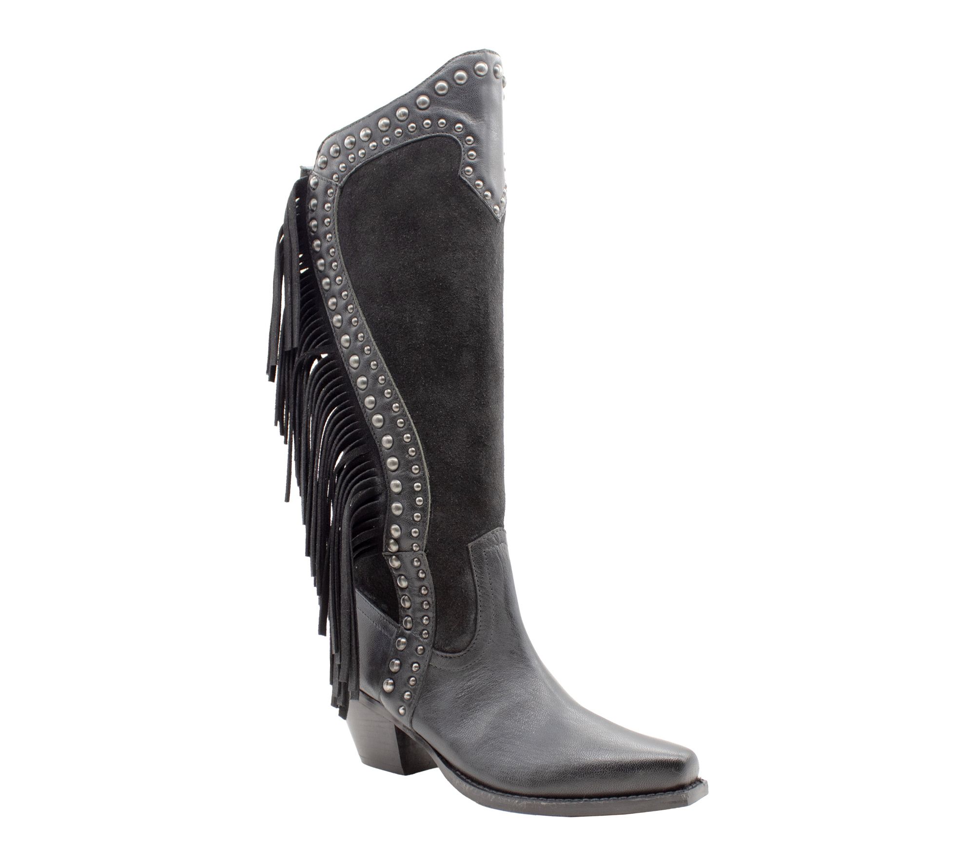 Volatile Leather and Suede Tall Boot - Palomino