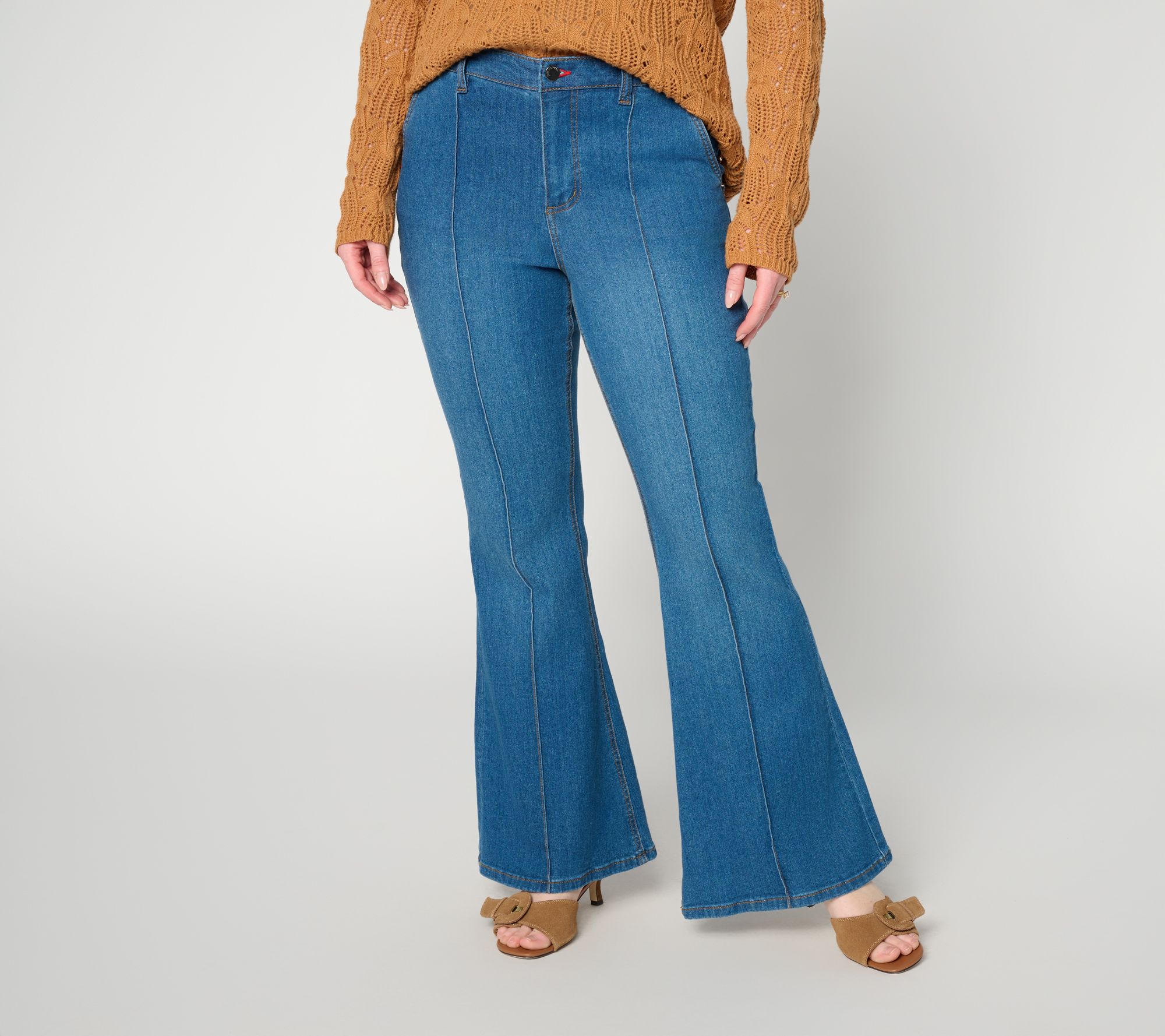 Peace Love World Regular Full Length Flare Leg Denim