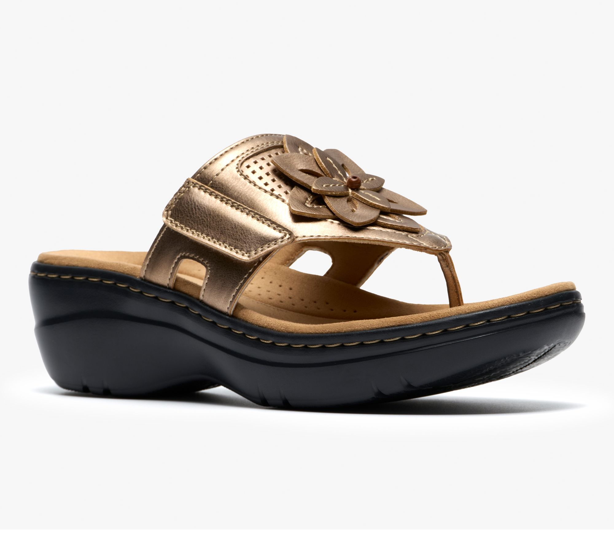 Clarks Collection Leather Thong Sandals -Merliah2 Kyla