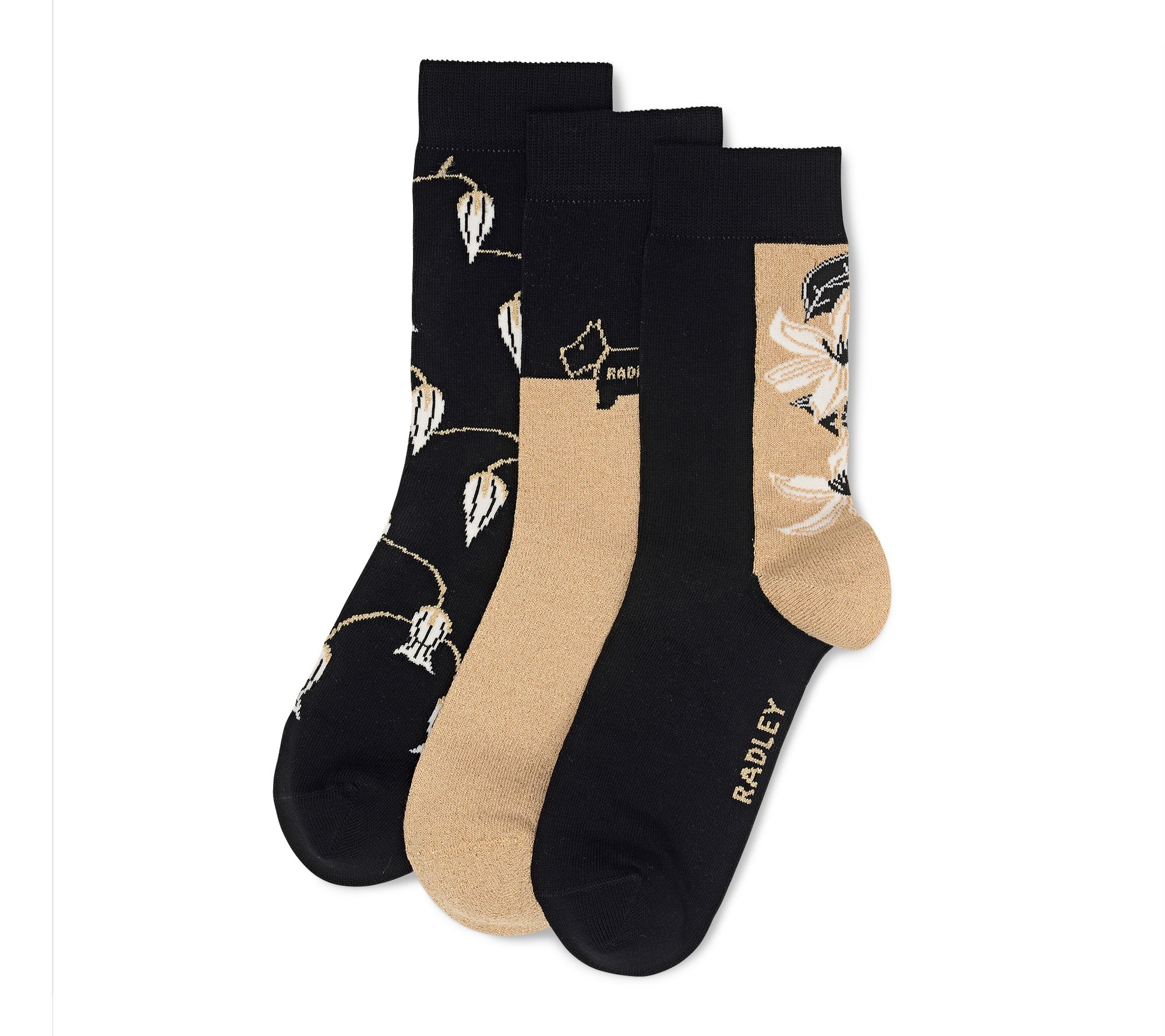 RADLEY Winter Floral Sock Set